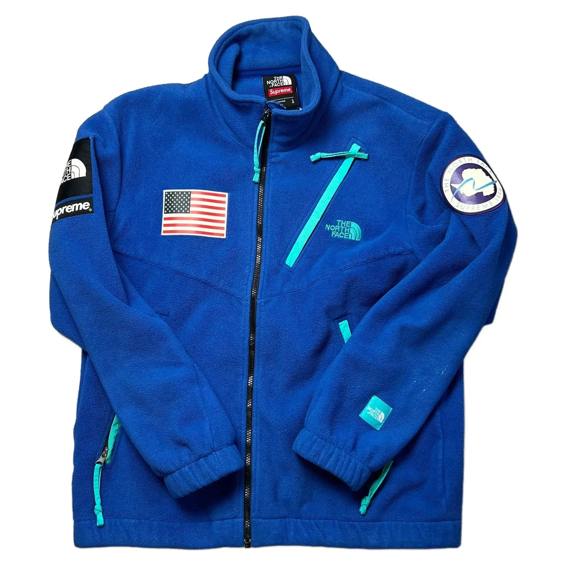 Blue Supreme x The North Face Fleece - L | The Streetwear Studio
