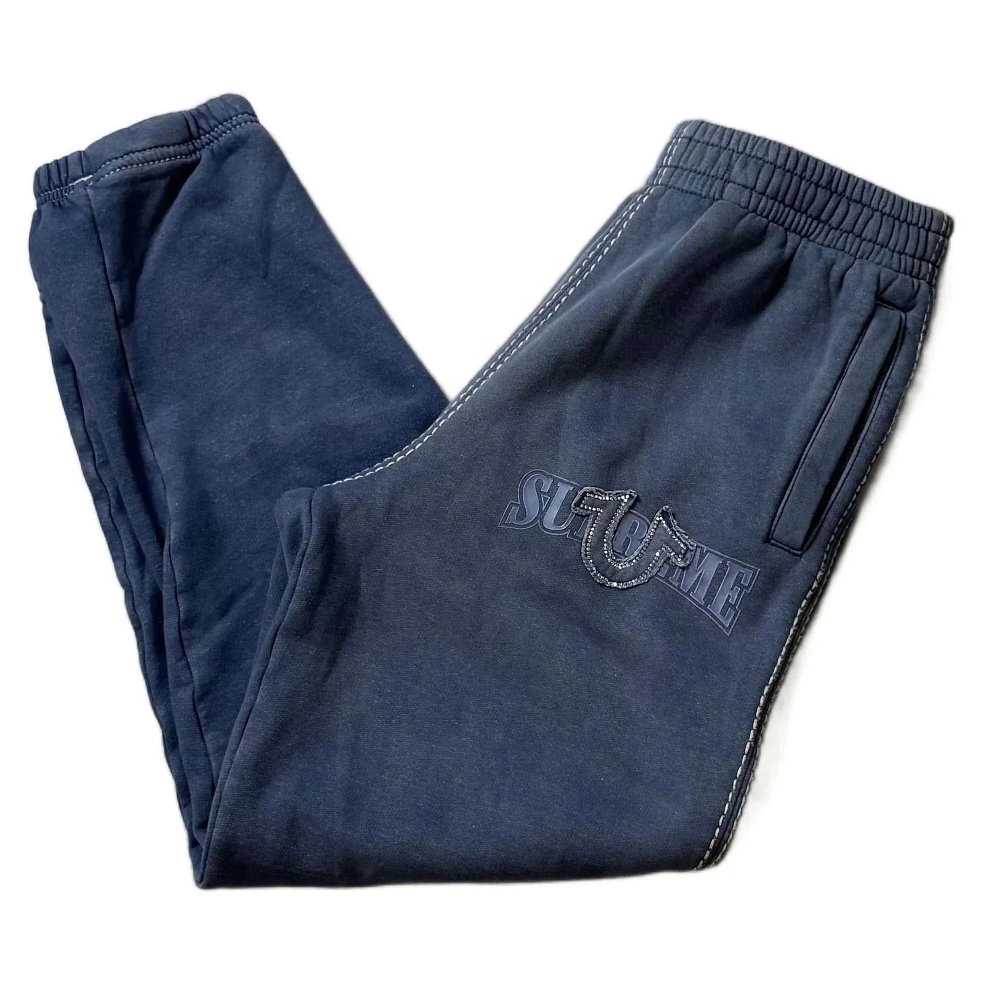 Blue Supreme x True Religion Joggers - S | The Streetwear Studio