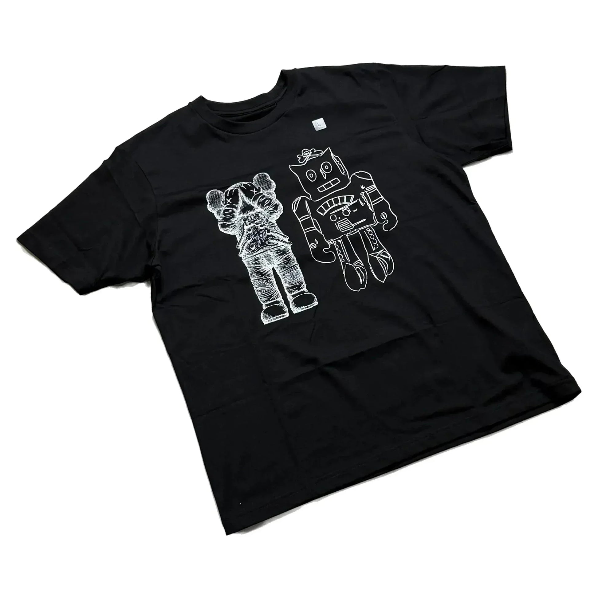 BNWT Black Uniqlo x KAWS Tee - L | The Streetwear Studio