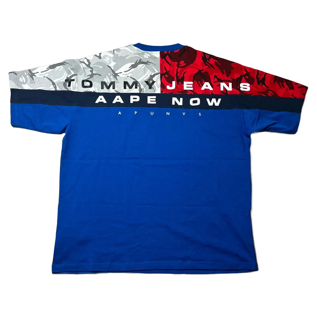 BNWT Blue A Bathing Ape (BAPE) x Tommy Hilfiger Tee - XXL | The Streetwear Studio