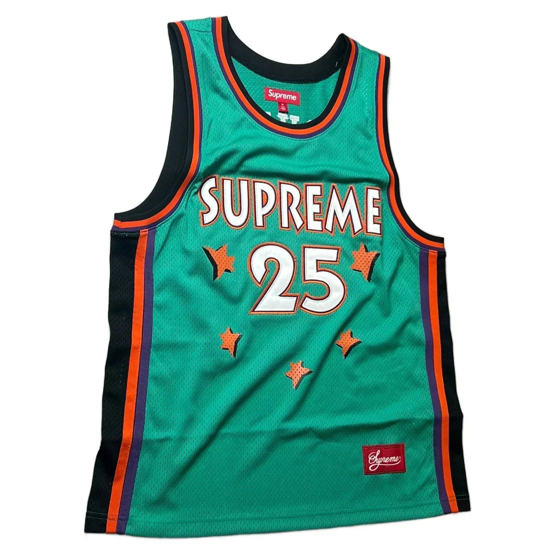 BNWT Green Supreme Basketball Jersey - M | The Streetwear Studio