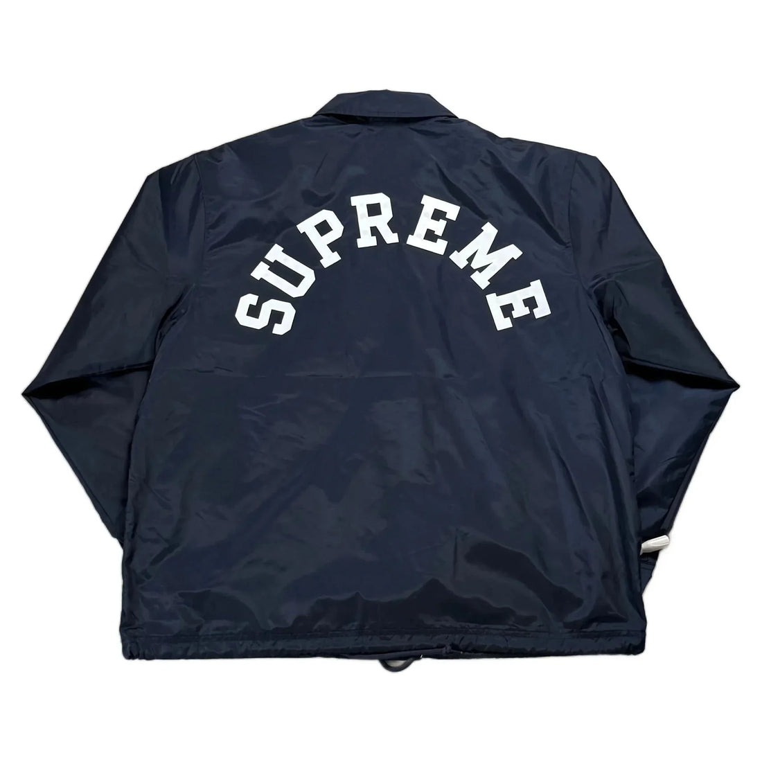 BNWT Navy Blue Supreme x Champion Jacket - L | The Streetwear Studio
