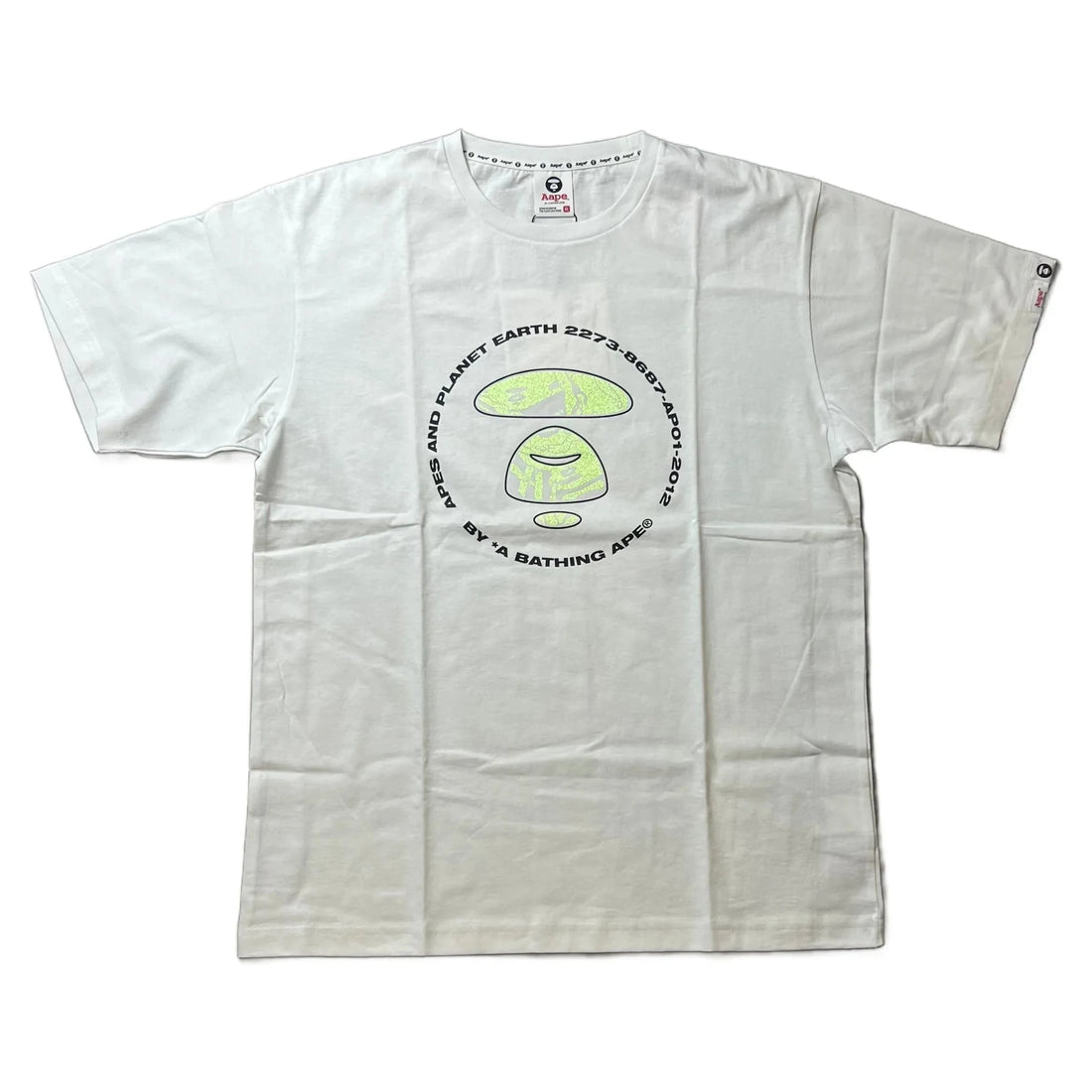 BNWT White AAPE Tee - XL | The Streetwear Studio