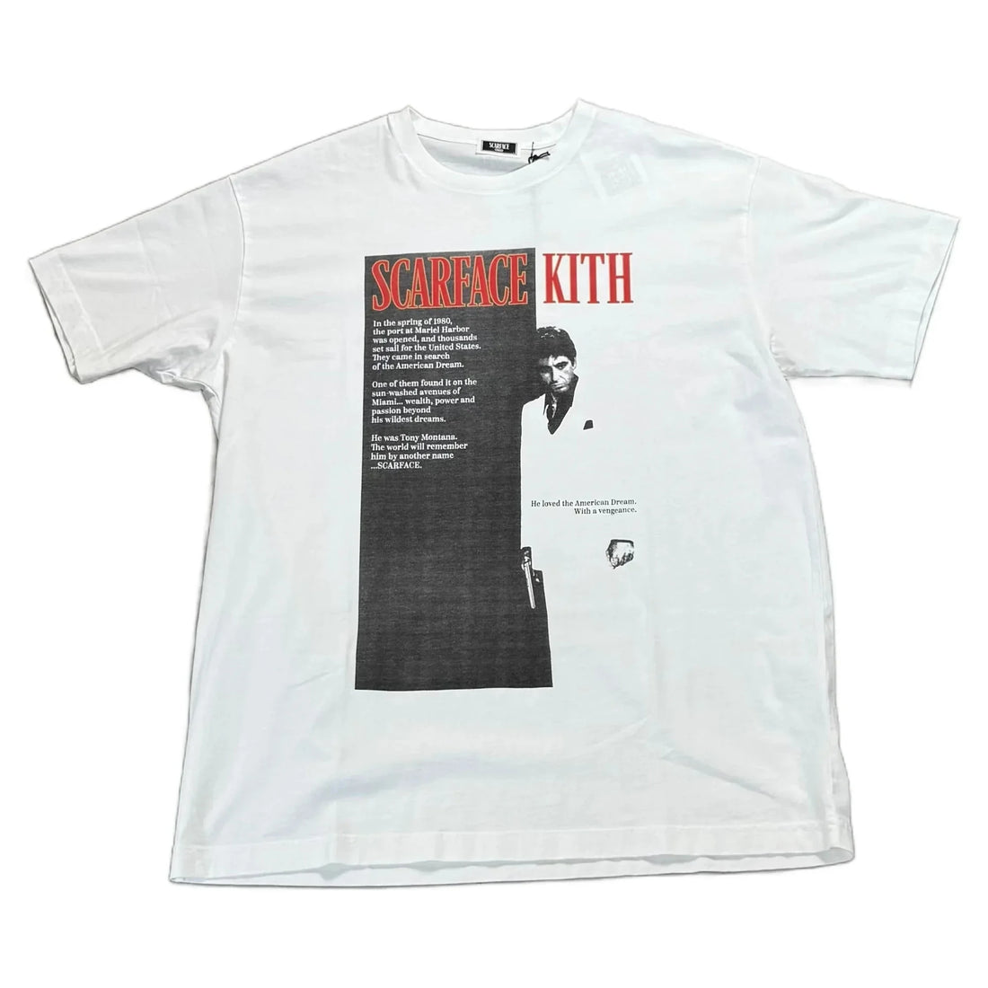 BNWT White Kith x Scarface Tee - L | The Streetwear Studio