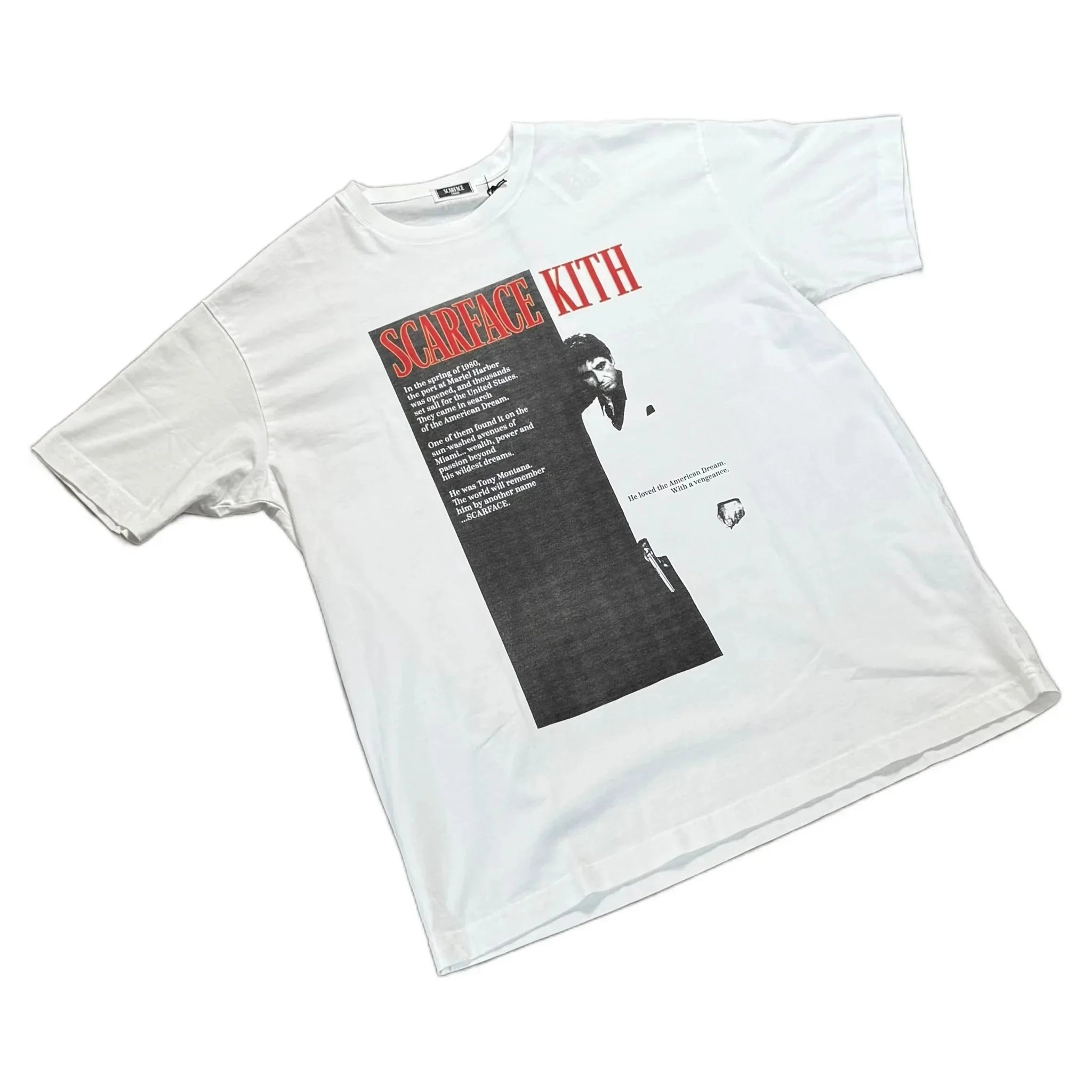 BNWT White Kith x Scarface Tee - L | The Streetwear Studio