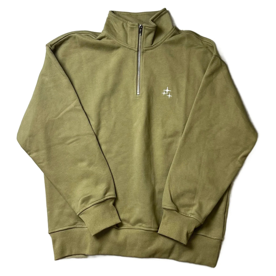 Brand New Green Drama Call 1/4 Zip Sweatshirt - L | The Streetwear Studio