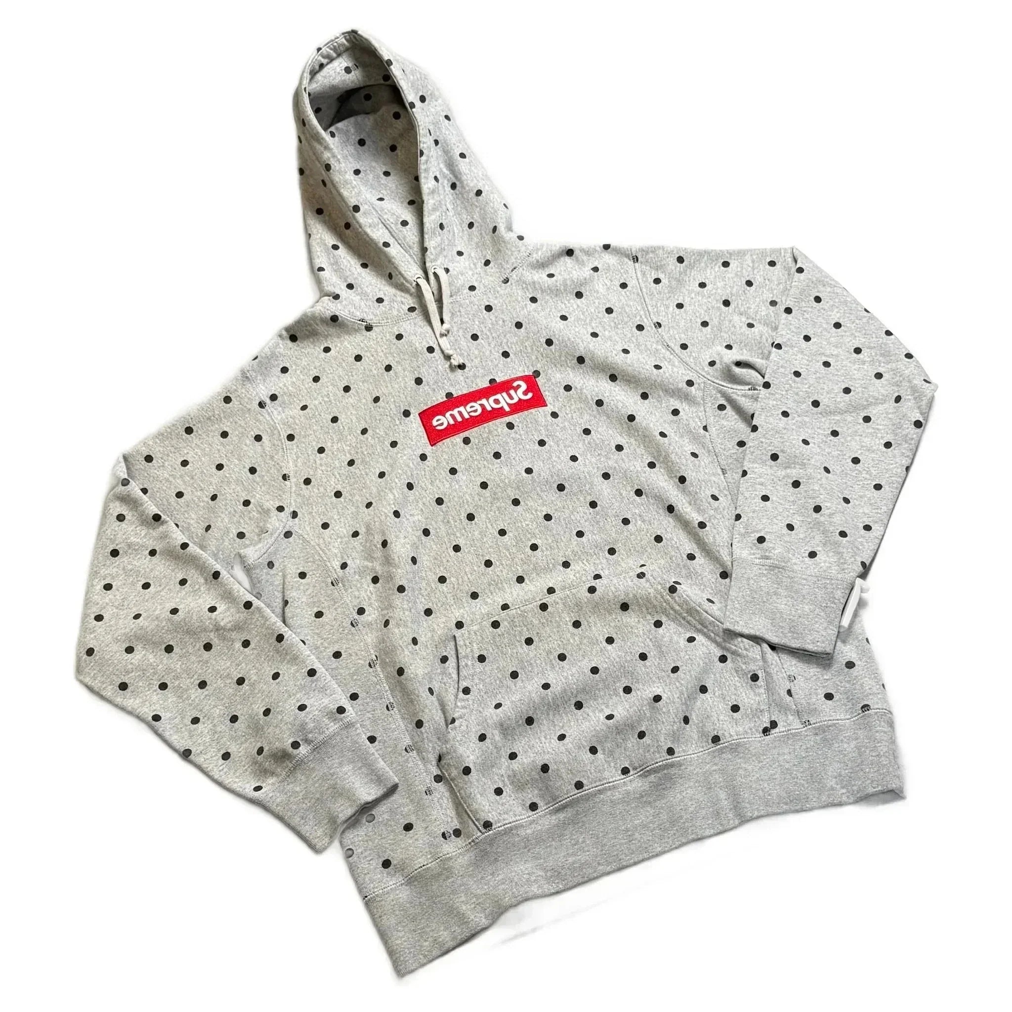 Brand New Supreme x Comme Des Garcons (CDG) Box Logo Hoodie - L | The Streetwear Studio
