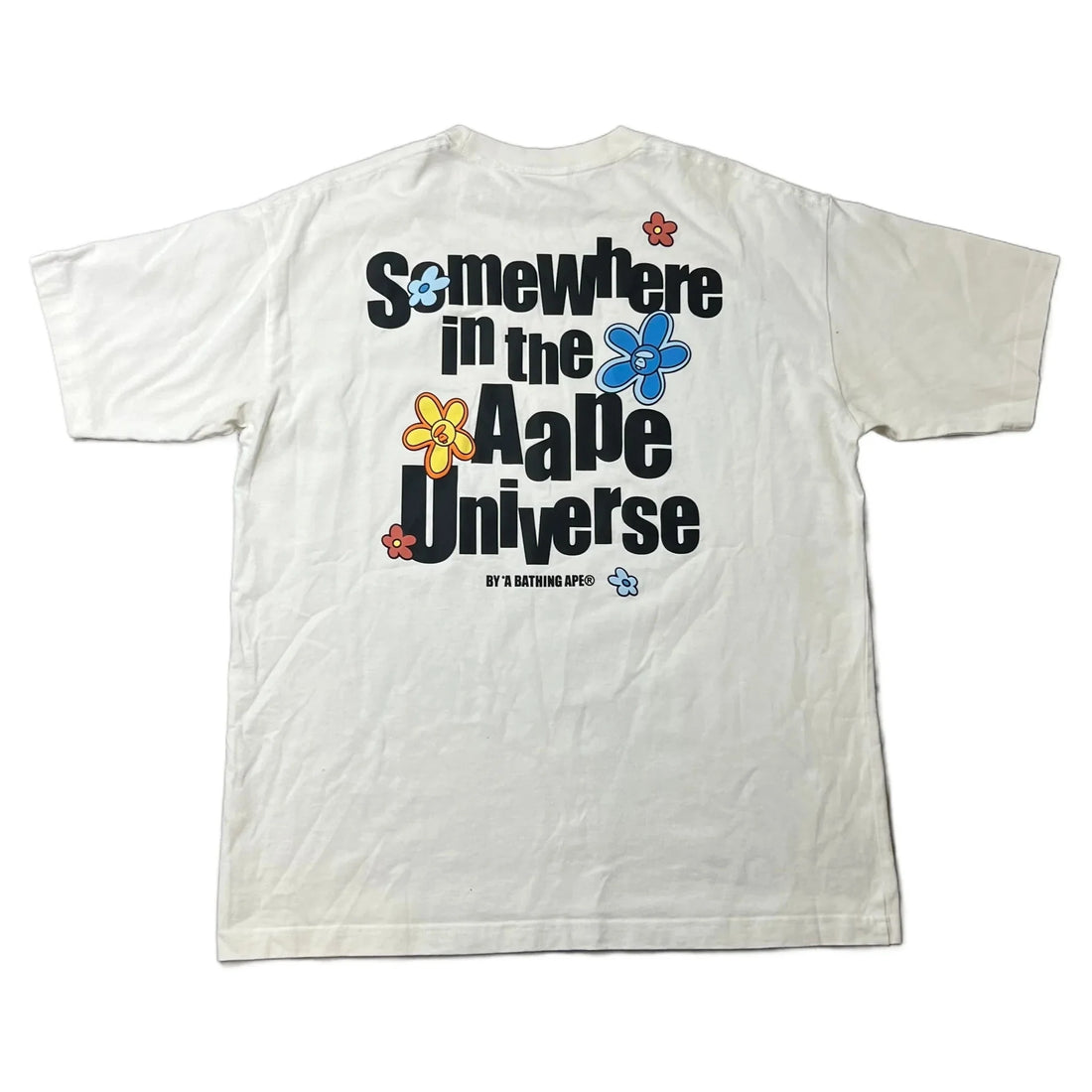 Brand New White A Bathing Ape (BAPE) Tee - L | The Streetwear Studio