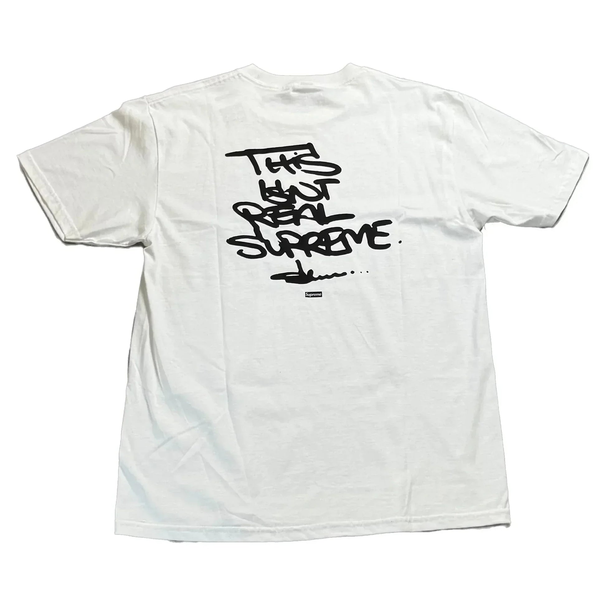 Brand New White Supreme Slawn Box Logo Tee - L | The Streetwear Studio