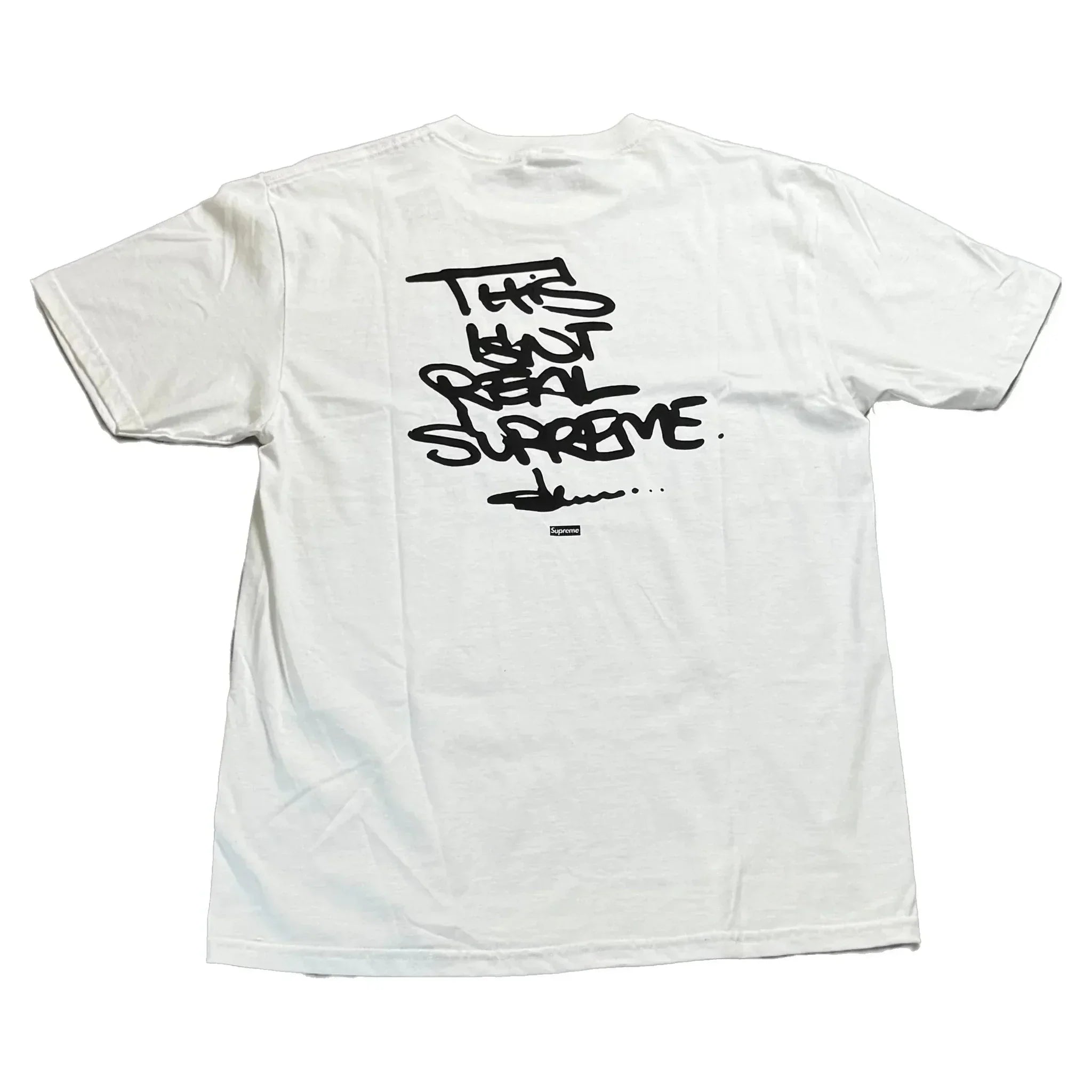 Brand New White Supreme Slawn Box Logo Tee - L | The Streetwear Studio