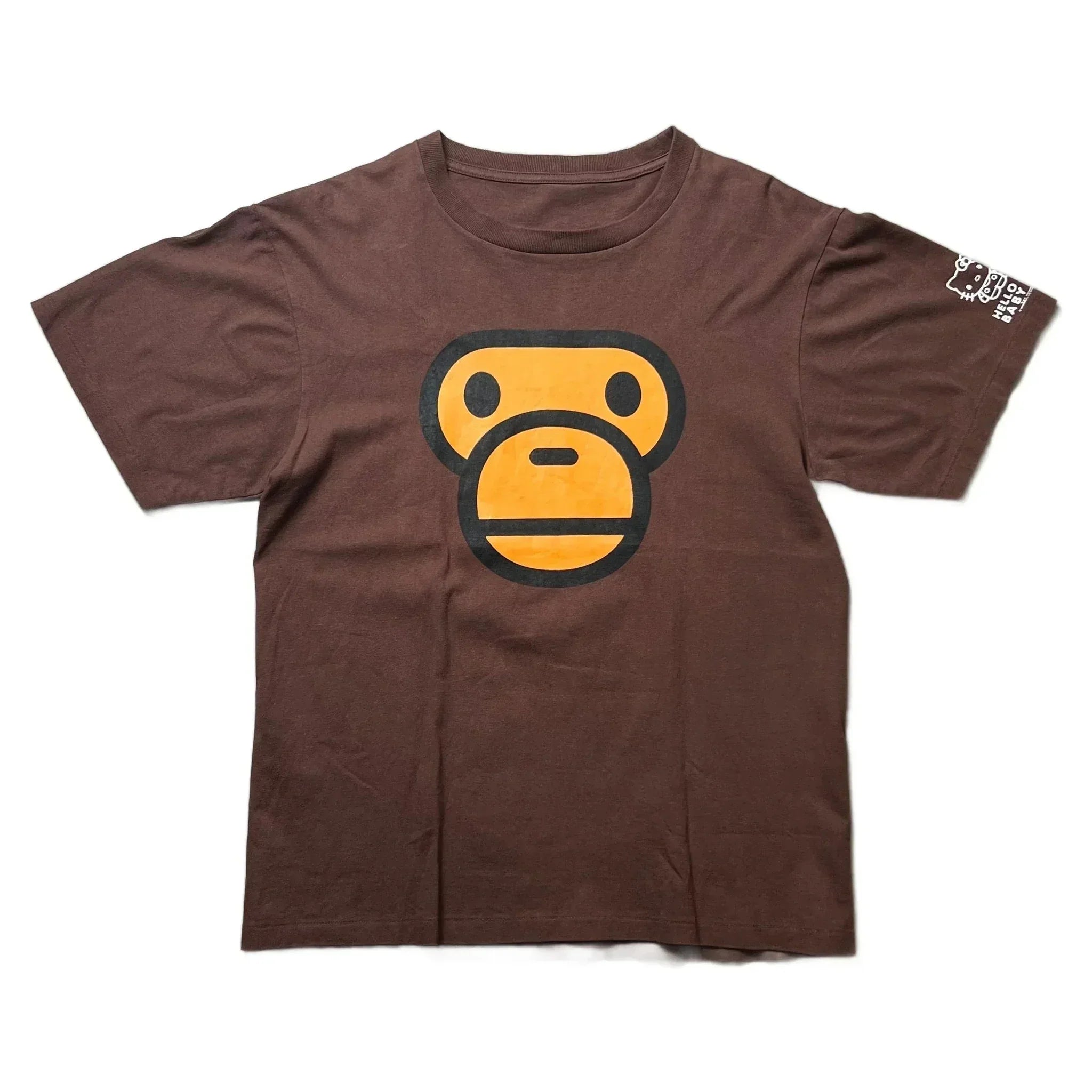 Brown A Bathing Ape (BAPE) x Hello Kitty Tee - L | The Streetwear Studio