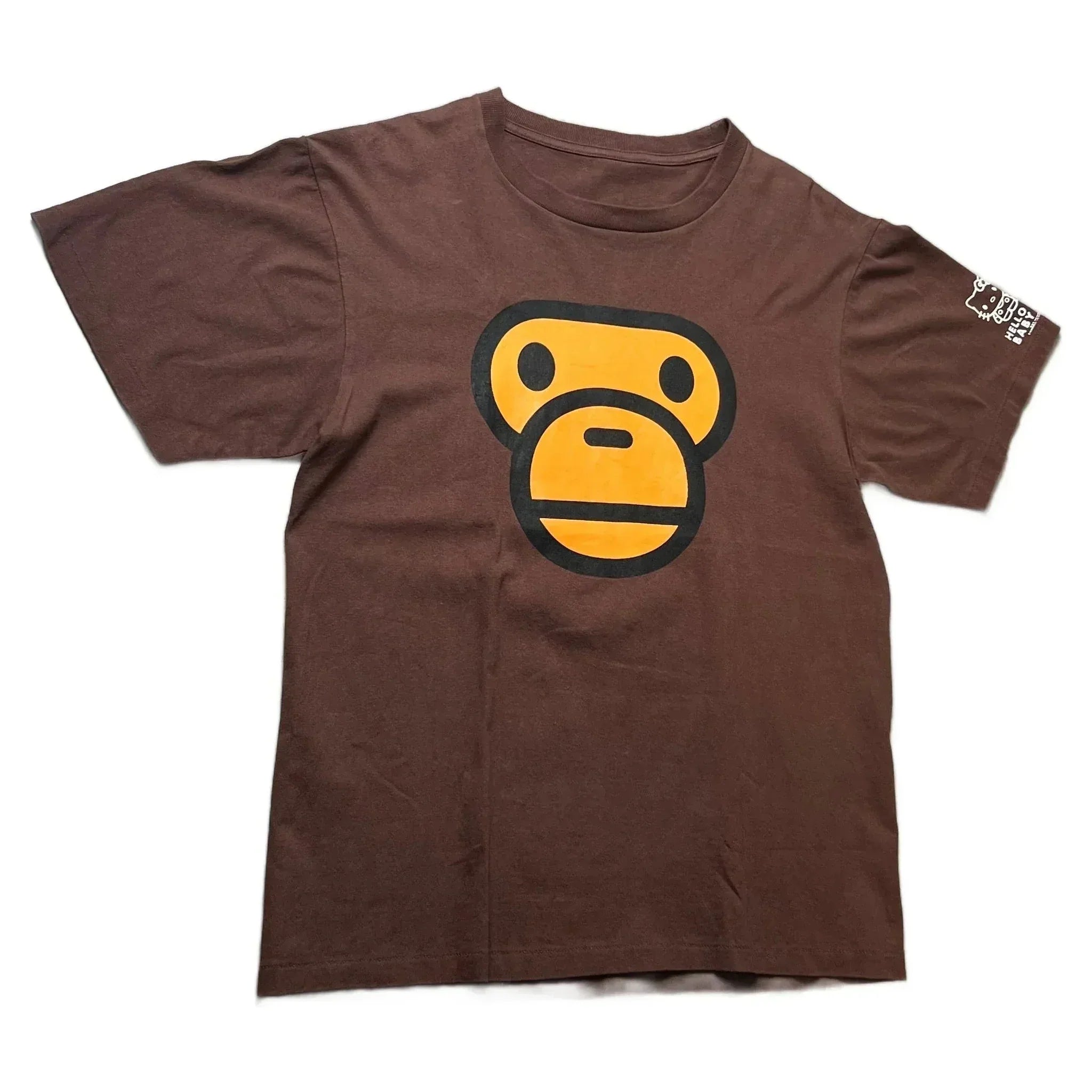 Brown A Bathing Ape (BAPE) x Hello Kitty Tee - L | The Streetwear Studio