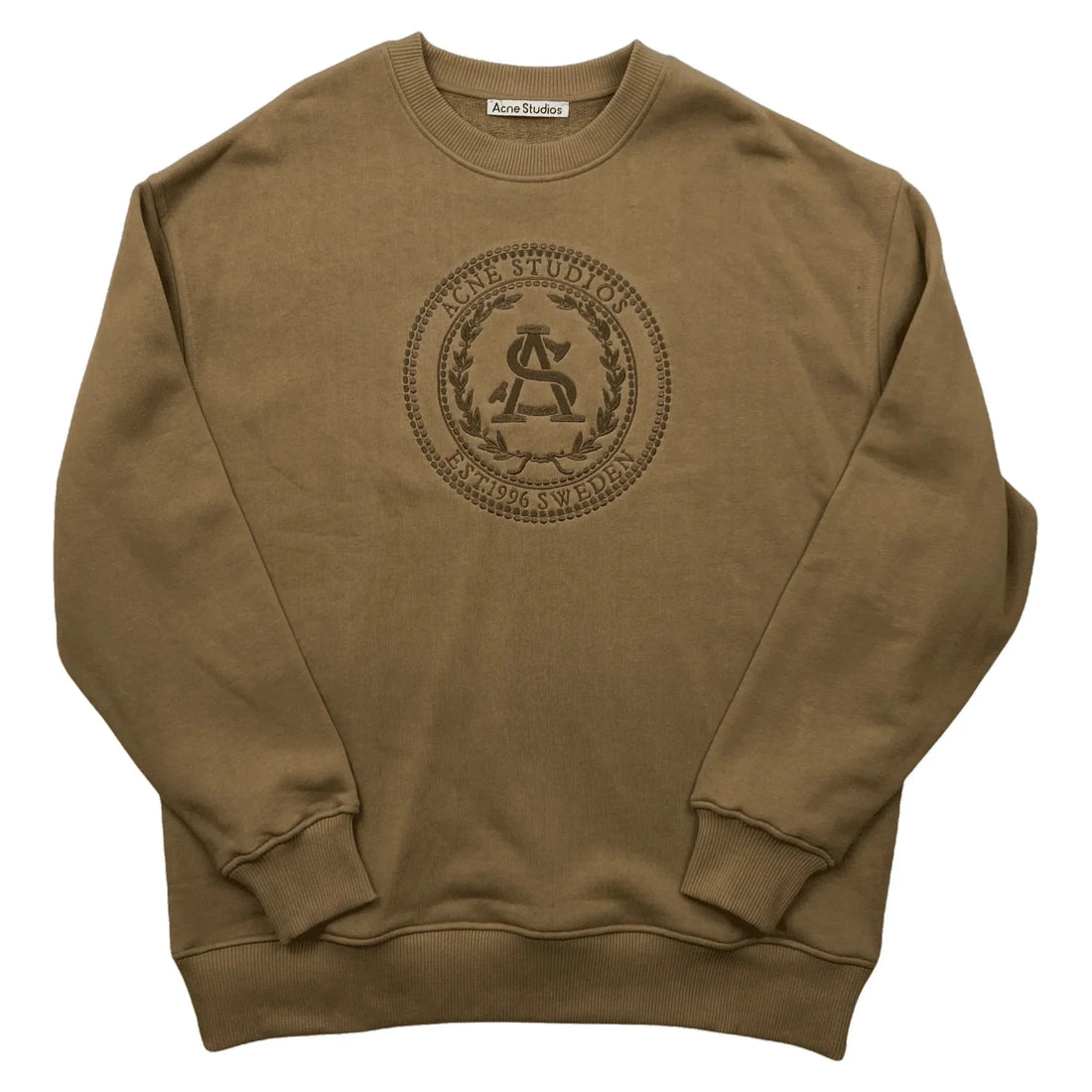 Brown Acne Studios Forban Oversized Sweatshirt - M (Recommended Size - XL) | The Streetwear Studio