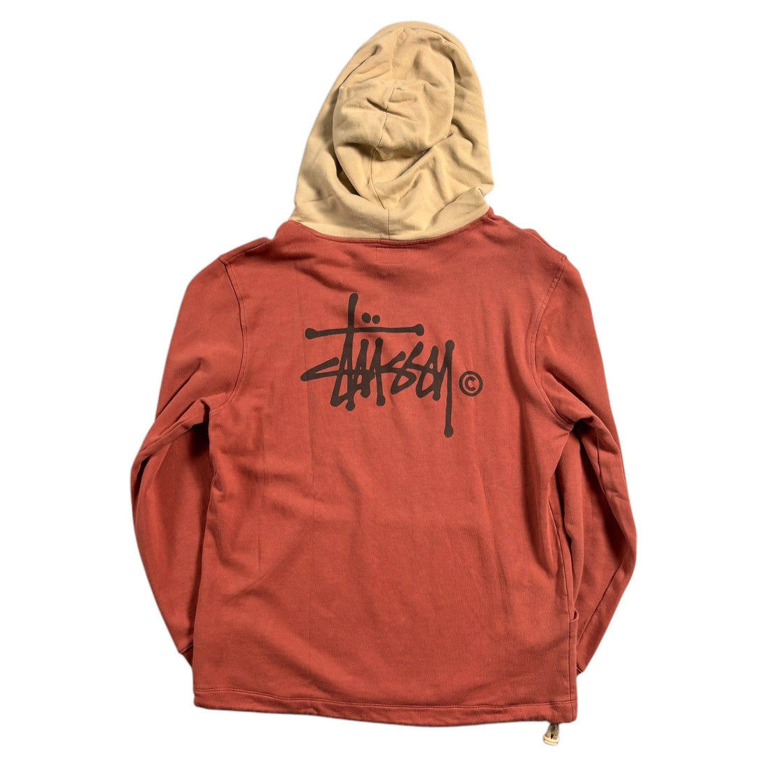 Brown/ Orange Stussy Hoodie - L | The Streetwear Studio