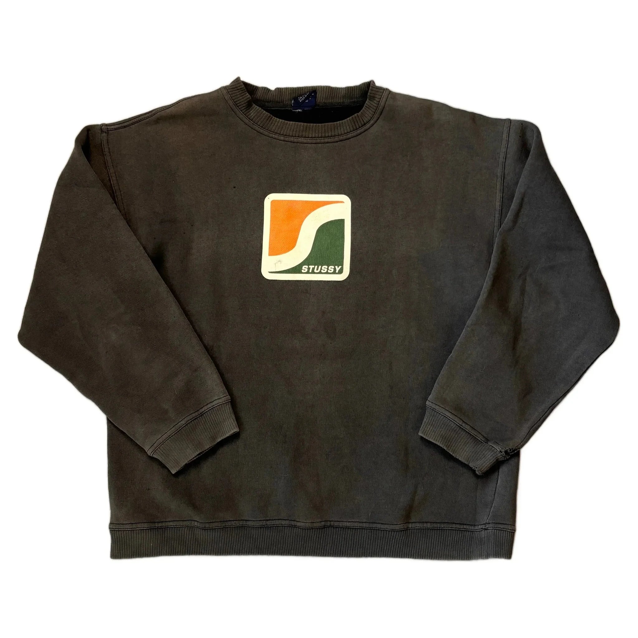 Brown Stussy Sweatshirt - M | The Streetwear Studio