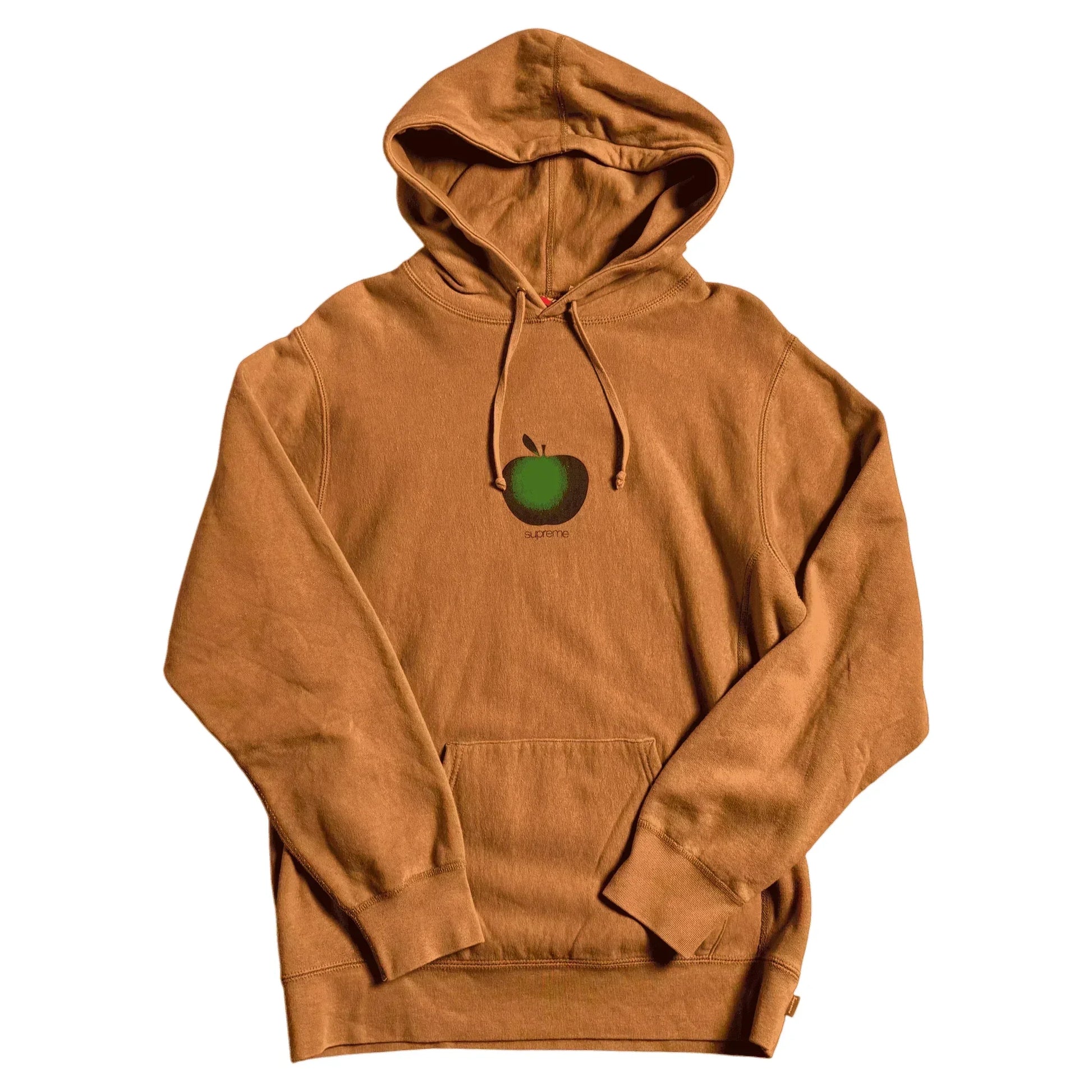 Brown Supreme Hoodie - M | The Streetwear Studio