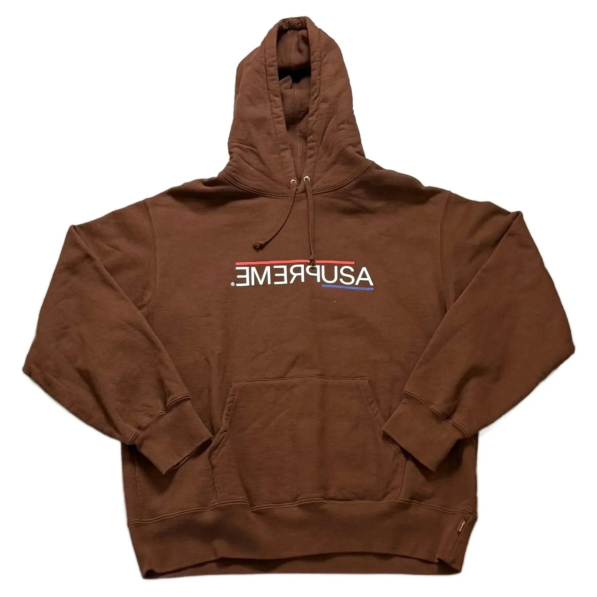 Brown Supreme Hoodie - M | The Streetwear Studio