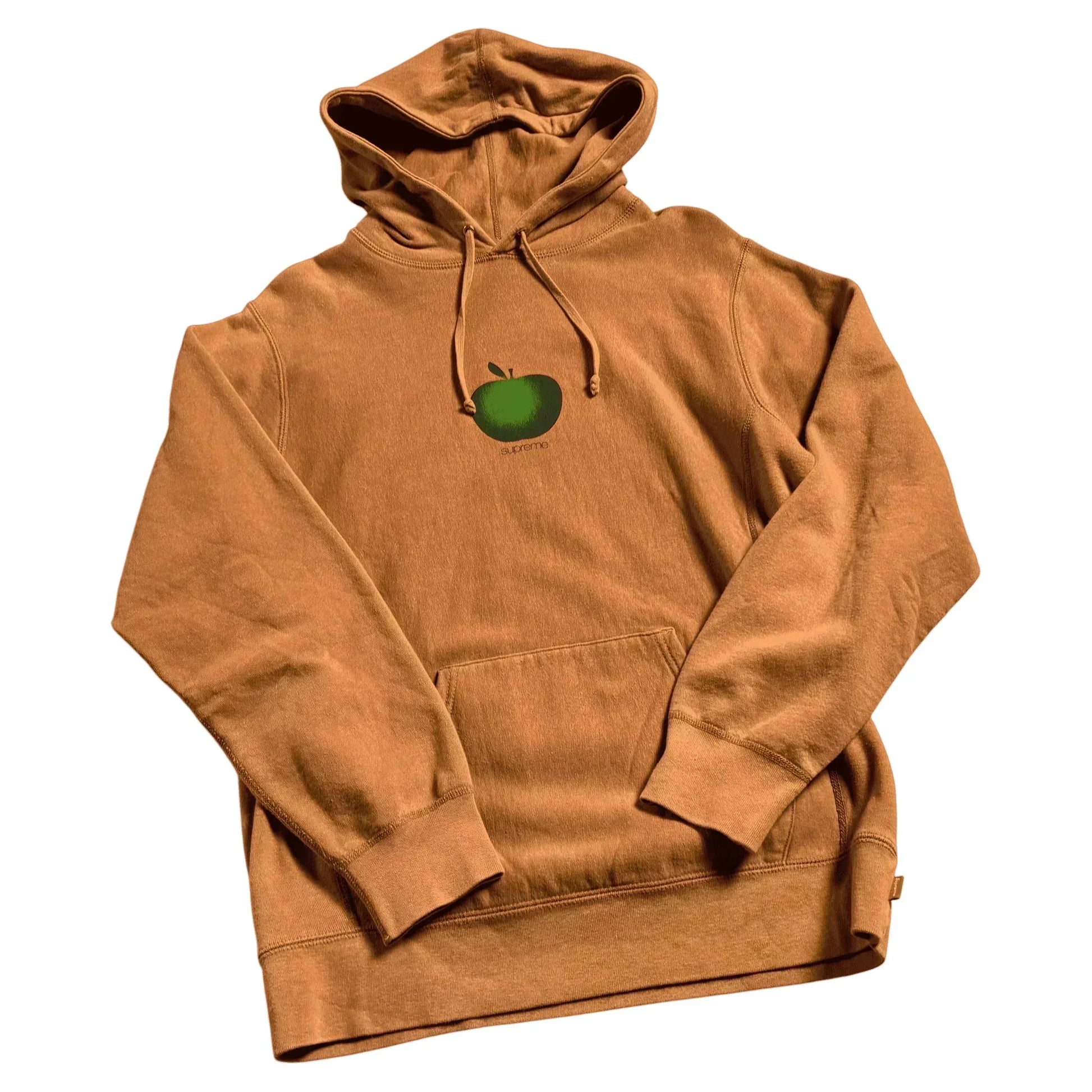 Brown Supreme Hoodie - M | The Streetwear Studio