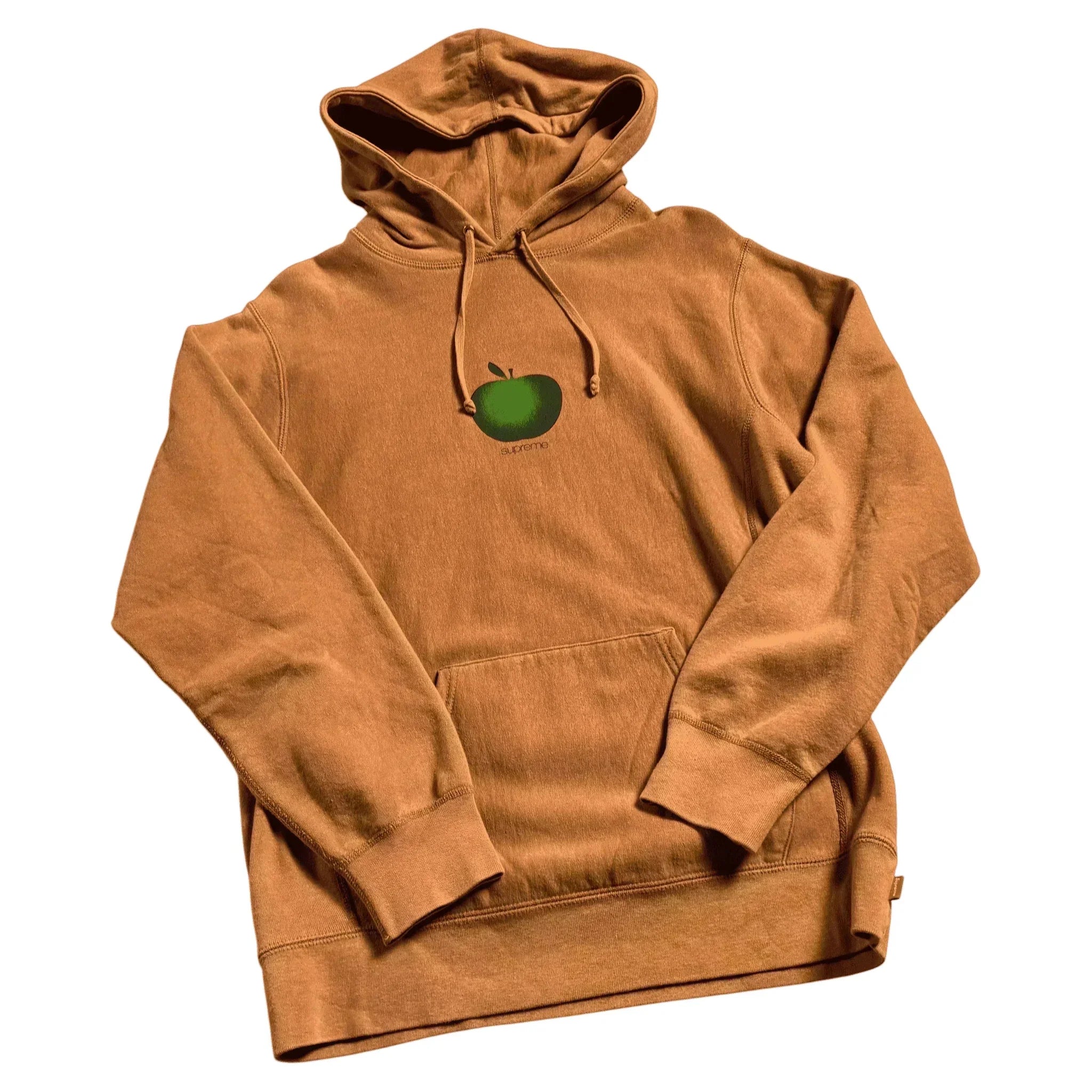 Brown Supreme Hoodie - M | The Streetwear Studio