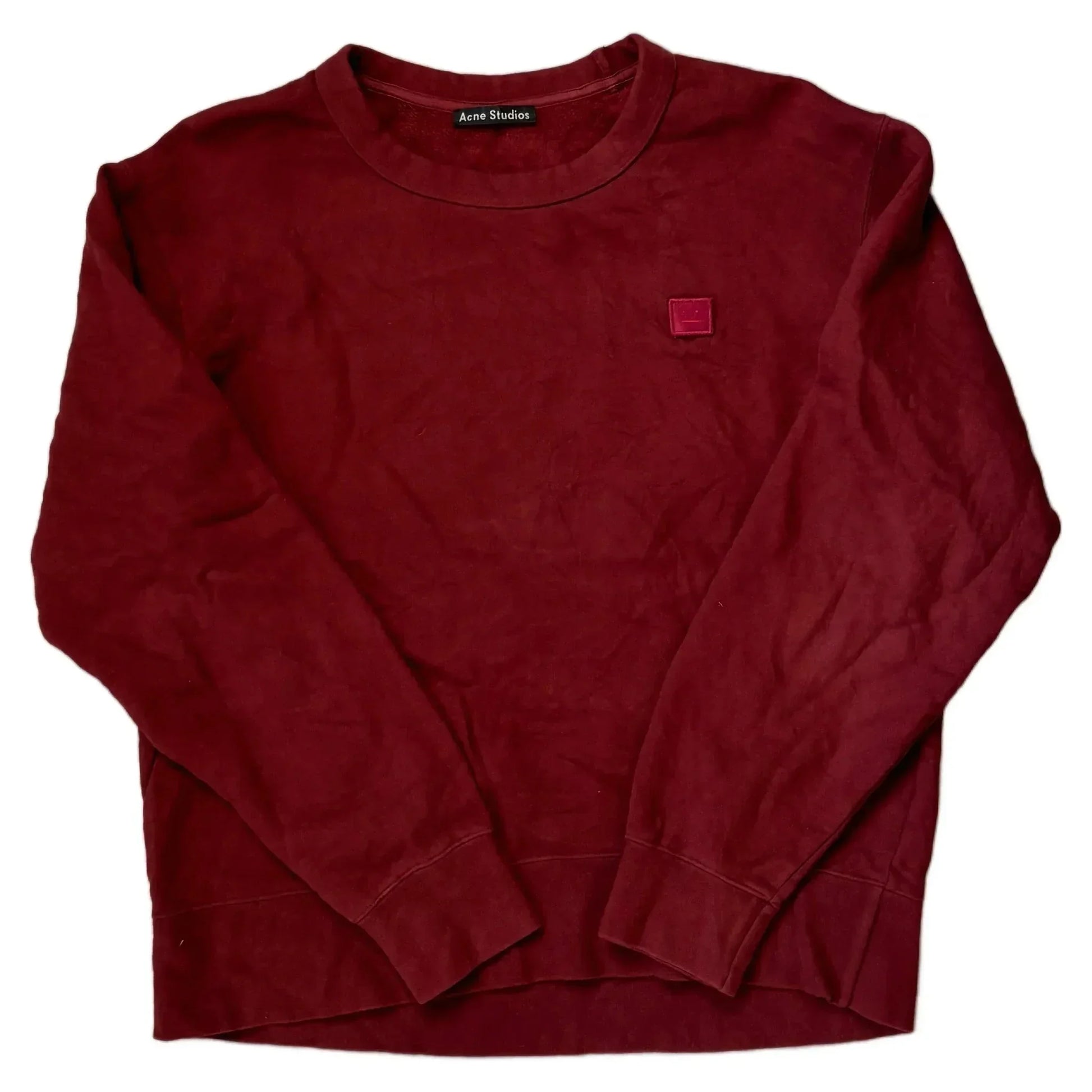 Burgundy Acne Studios Sweatshirt - S | The Streetwear Studio