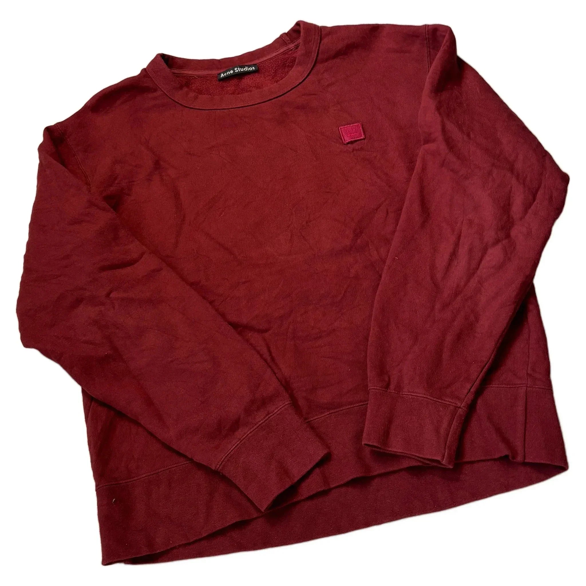 Burgundy Acne Studios Sweatshirt - S | The Streetwear Studio
