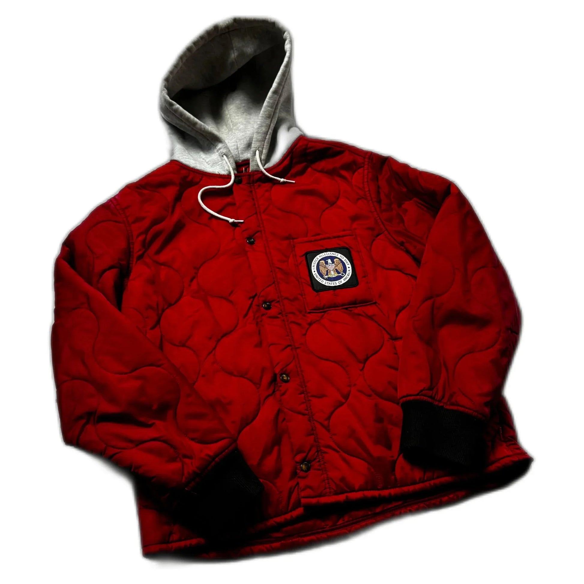 Burgundy Supreme Coat - M | The Streetwear Studio