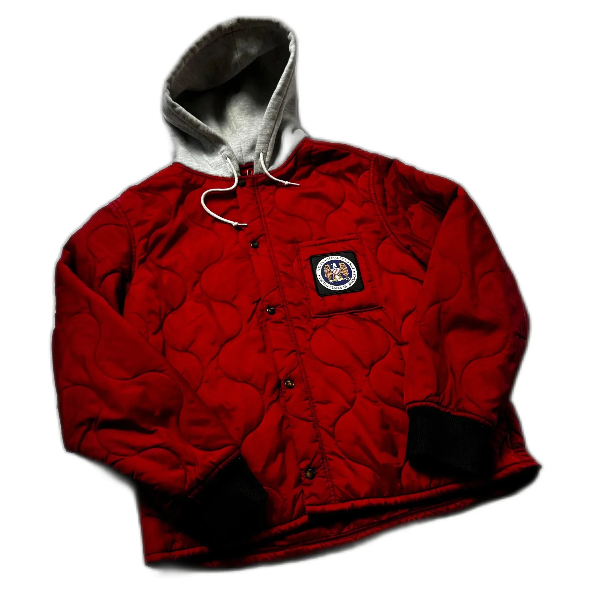 Burgundy Supreme Coat - M | The Streetwear Studio