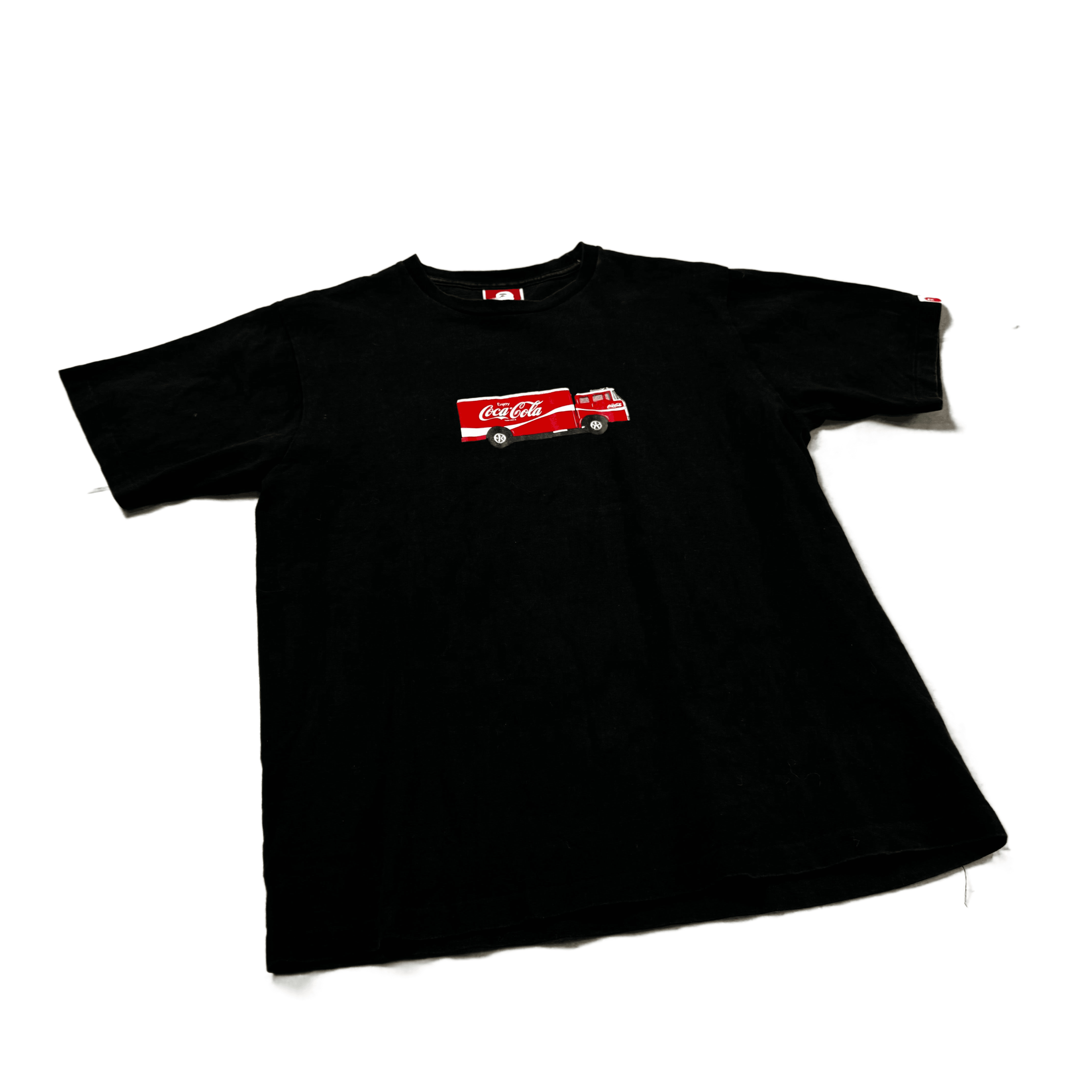 Black A Bathing Ape (BAPE) x Coca-Cola Tee - L