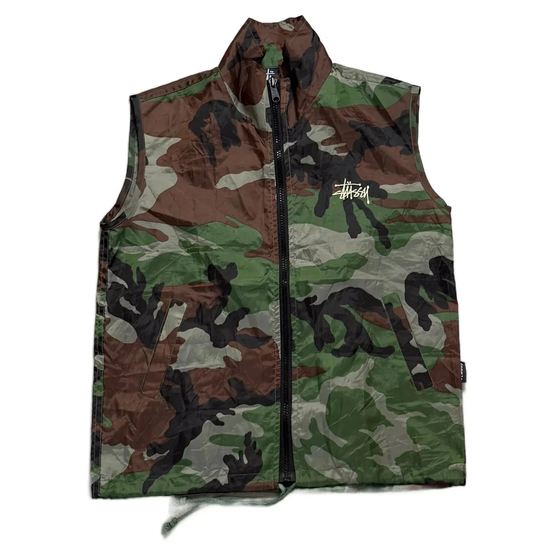 Camo Stussy Gilet - S | The Streetwear Studio