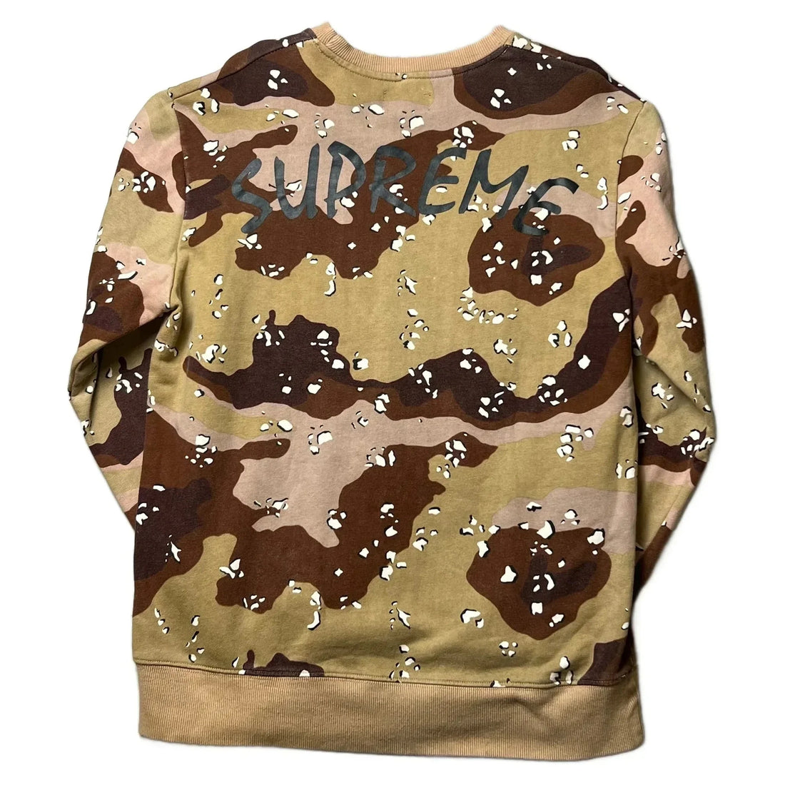 Camo Supreme Sweatshirt - XL | The Streetwear Studio
