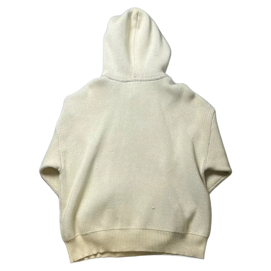 Cream Fear of God Essentials Knitted Hoodie - M | The Streetwear Studio