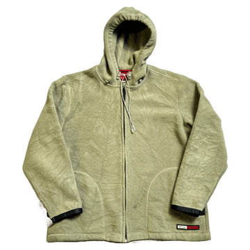 Cream/ Green Oakley Fleece Hoodie - L | The Streetwear Studio