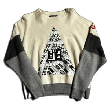 Cream + Grey Cav Empt Sweatshirt - L | The Streetwear Studio