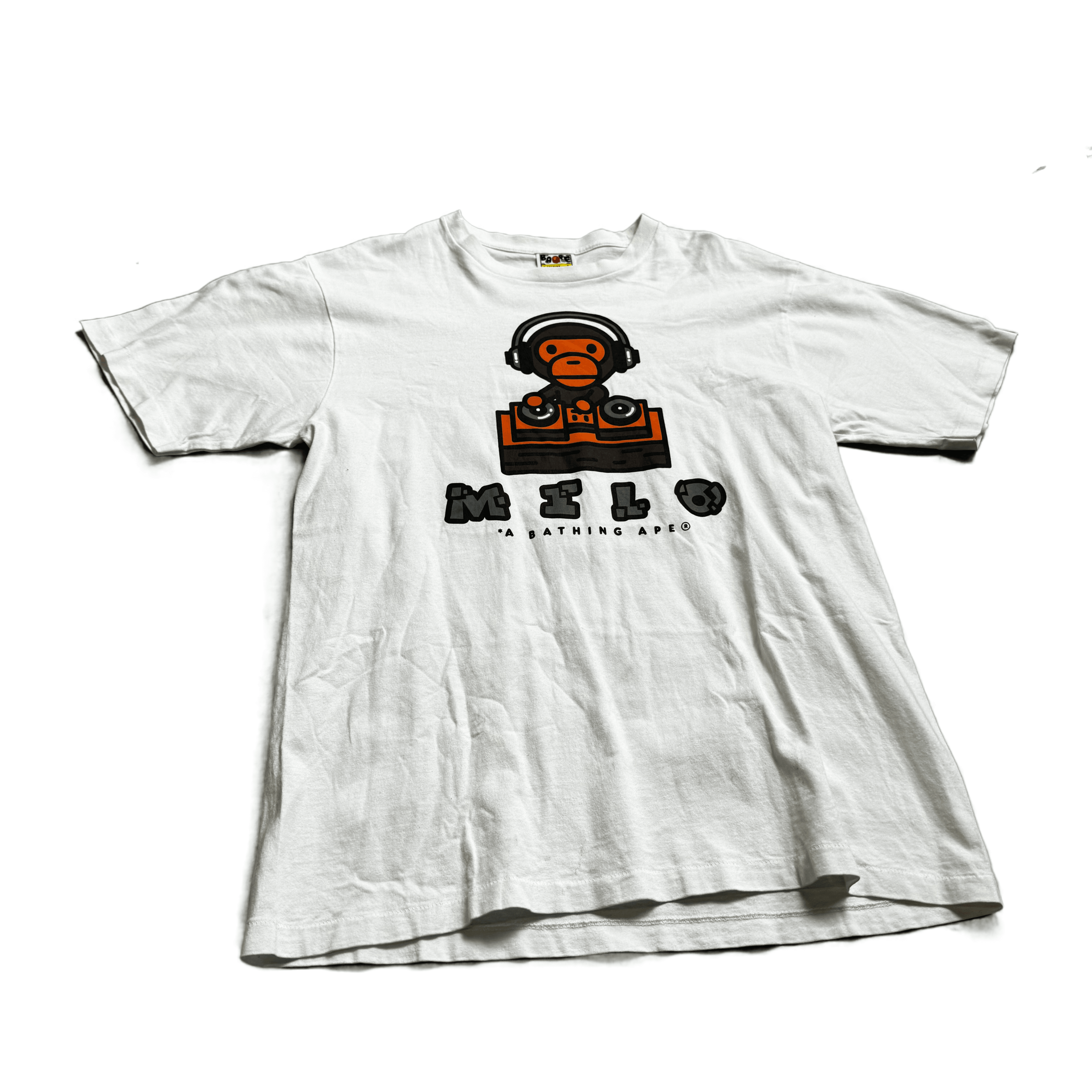 White A Bathing Ape (BAPE) Tee - L