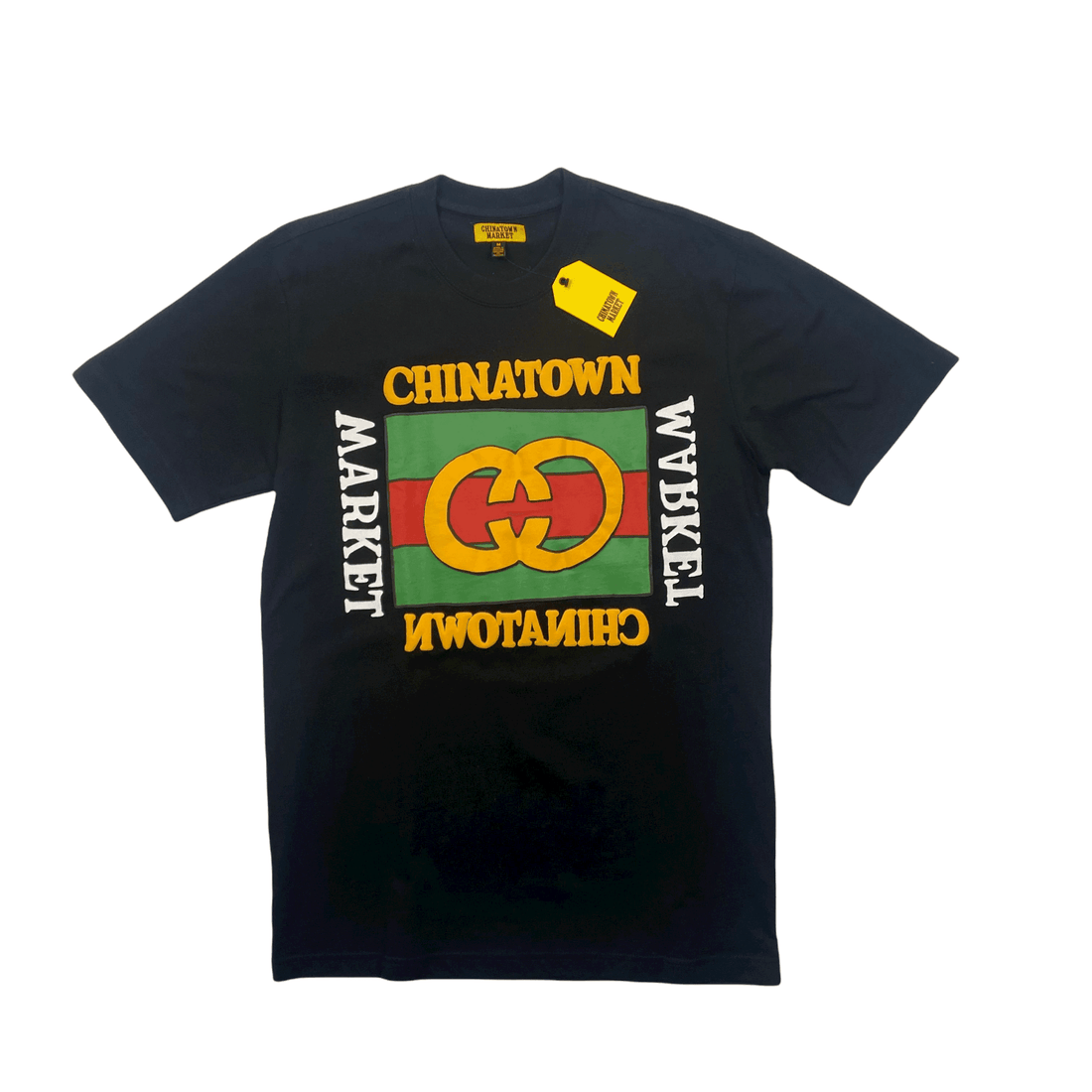 Deadstock Black Chinatown Market (Gucci) Tee - Medium - The Streetwear Studio
