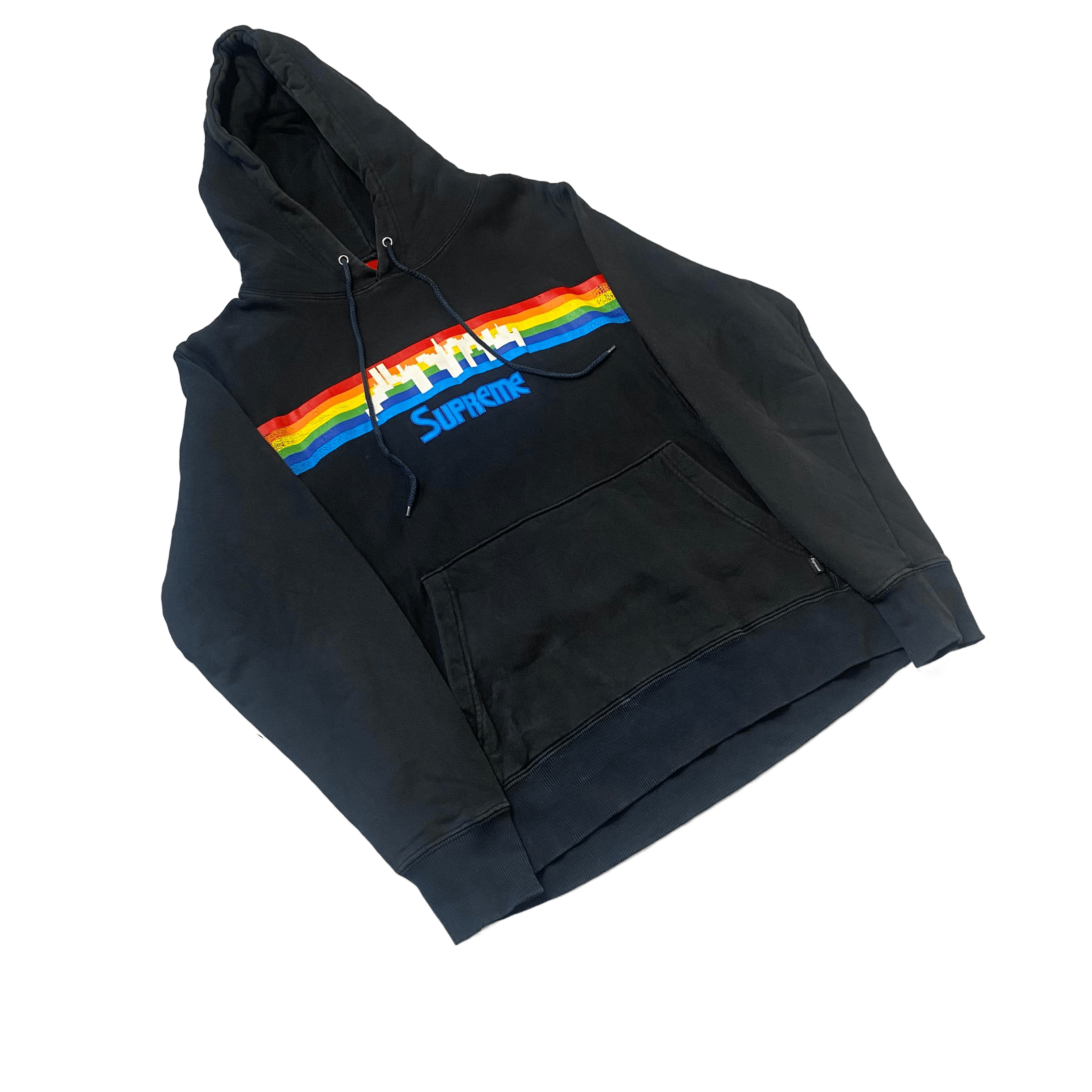 Navy Blue Supreme Hoodie - L