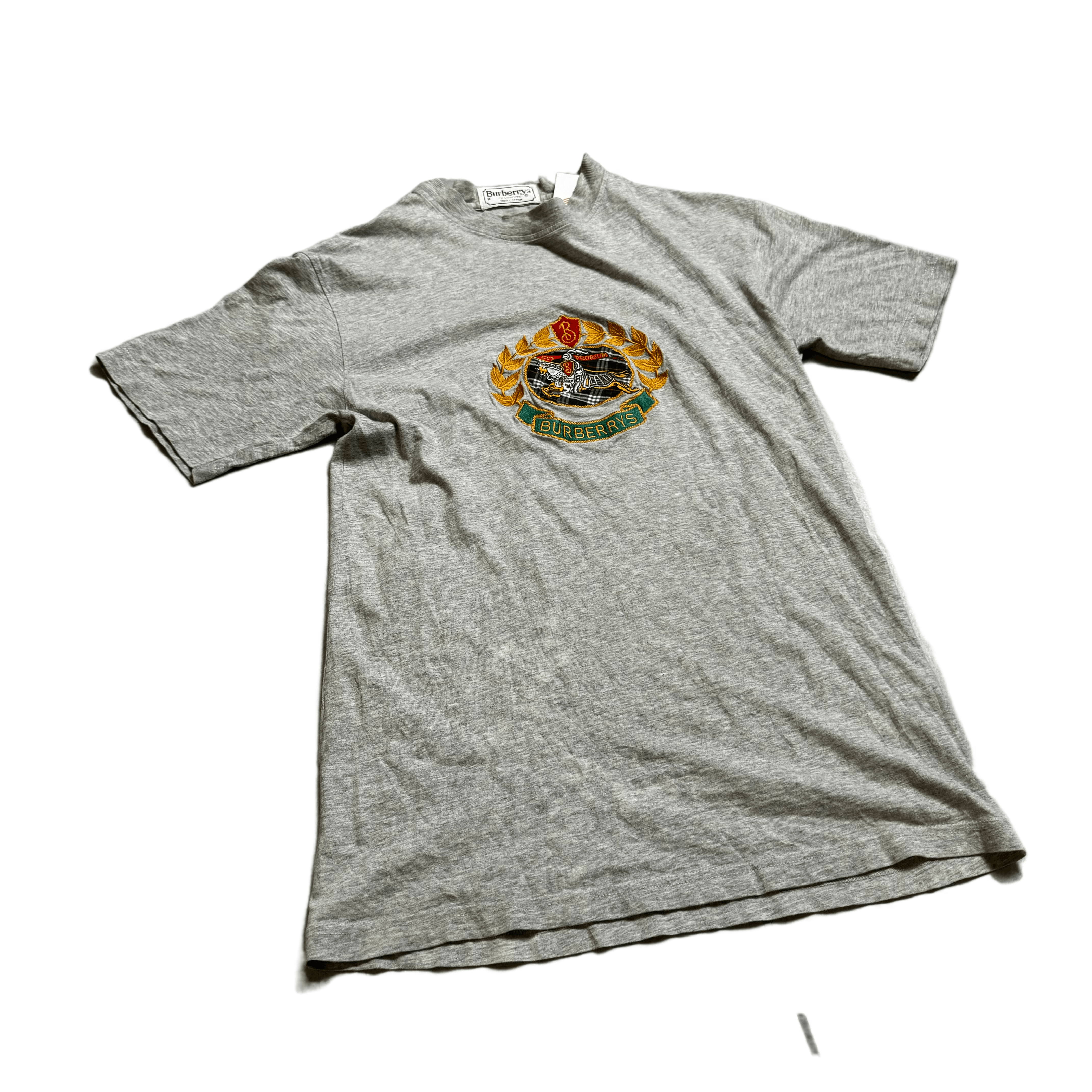 Vintage Grey Burberry Tee - M
