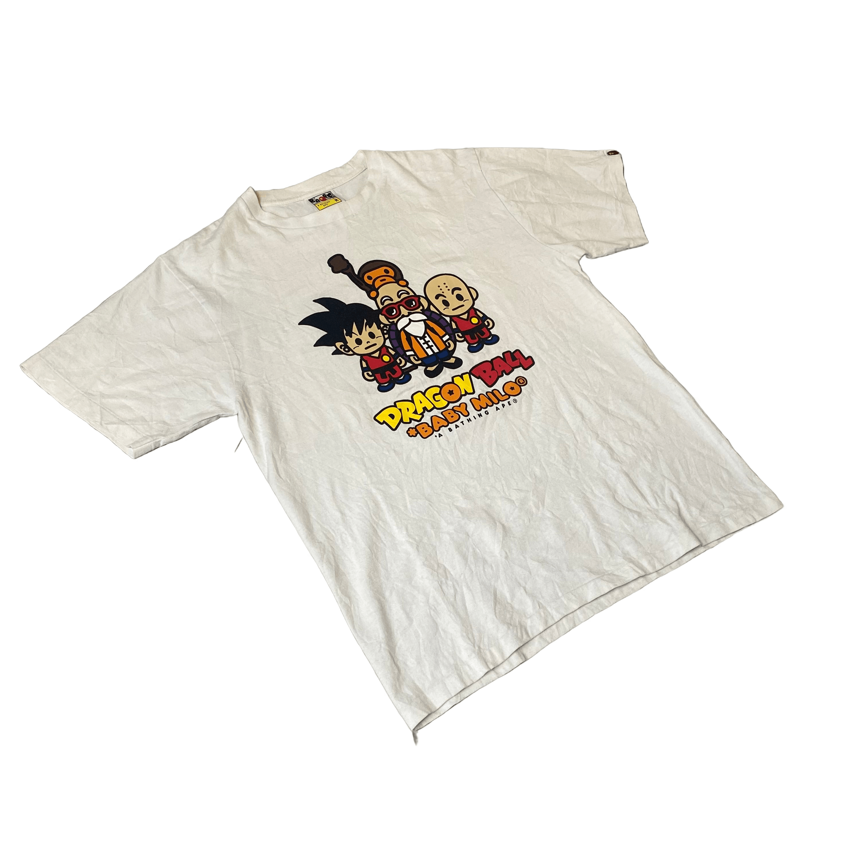 White A Bathing Ape (BAPE) x Dragonball Z Tee - M
