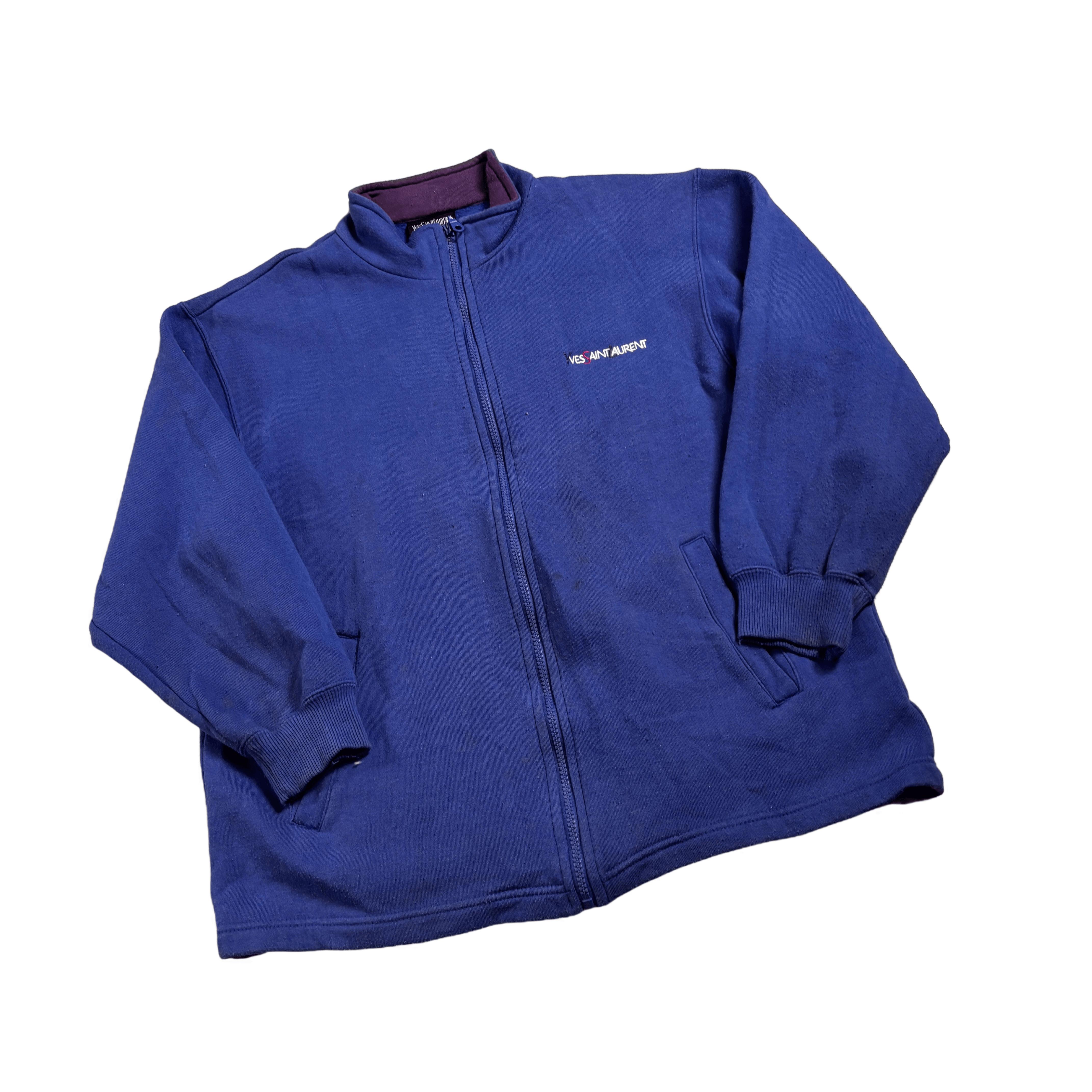 Vintage Blue Yves Saint Laurent (YSL) Jacket - M