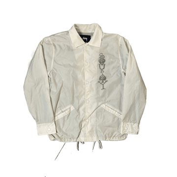 White Stussy Jacket - M