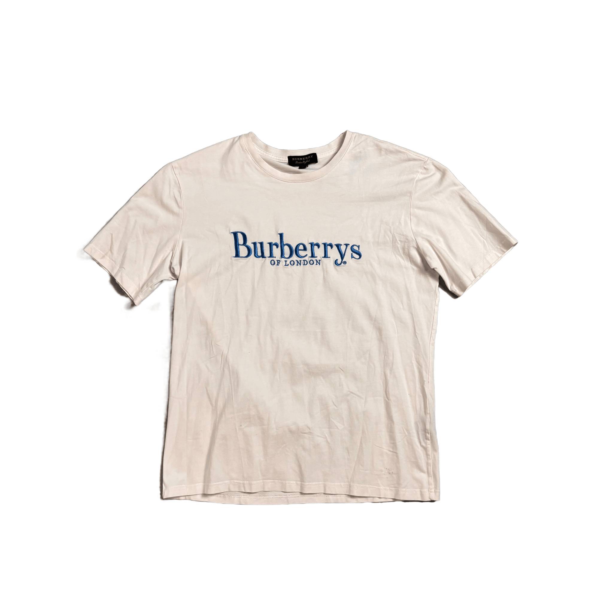 Vintage White Burberry Tee - XL
