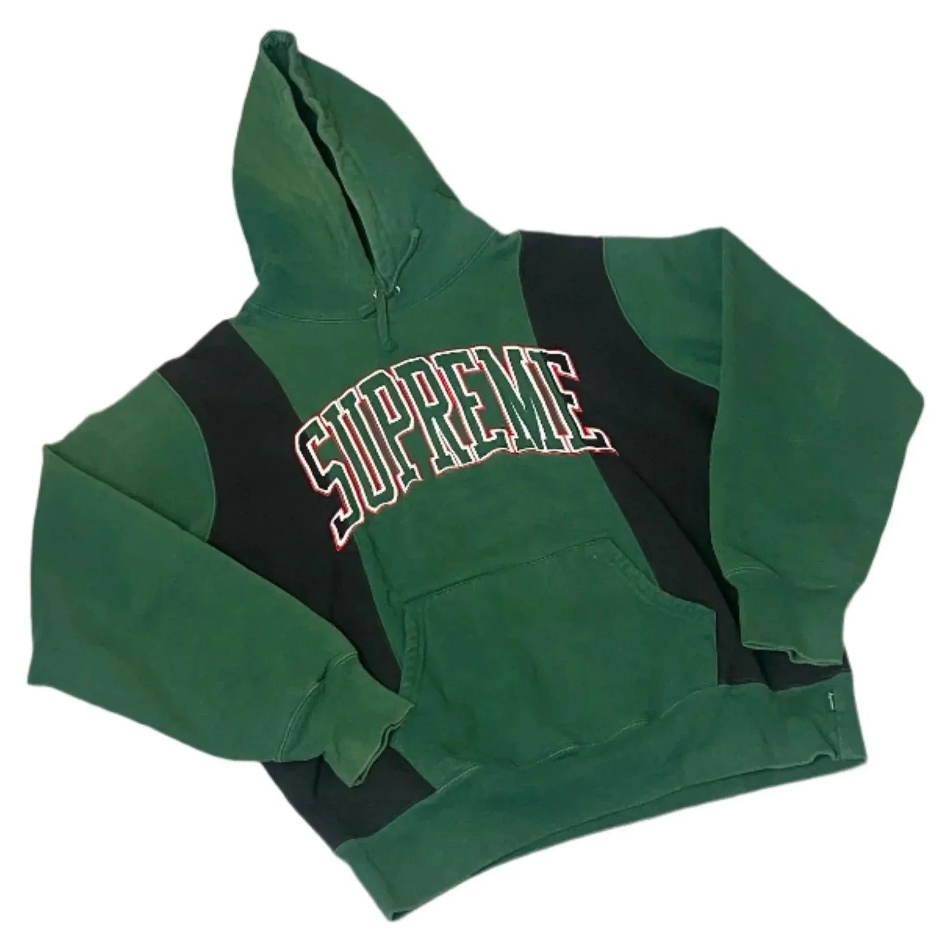Green + Black Supreme Hoodie - M | The Streetwear Studio