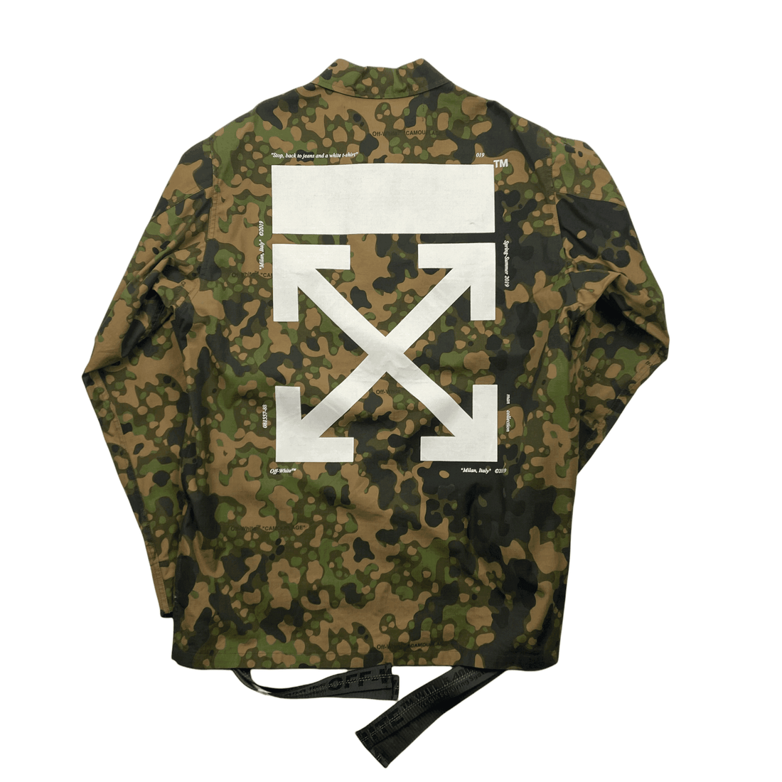 Green Camo Off-White Diag Field Jacket - Large - The Streetwear Studio
