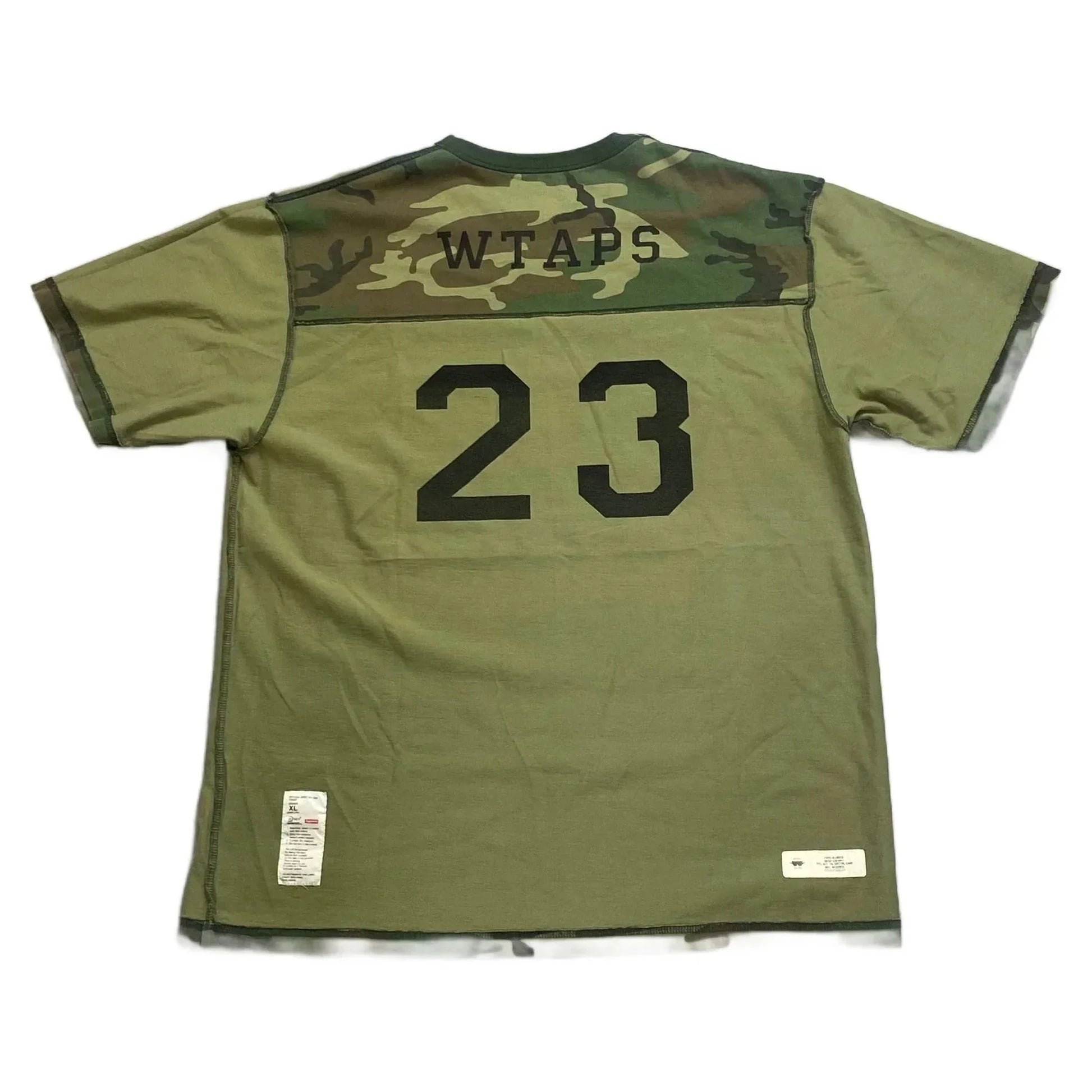 Green Camo Supreme x WTAPS Reversible Tee - XL | The Streetwear Studio