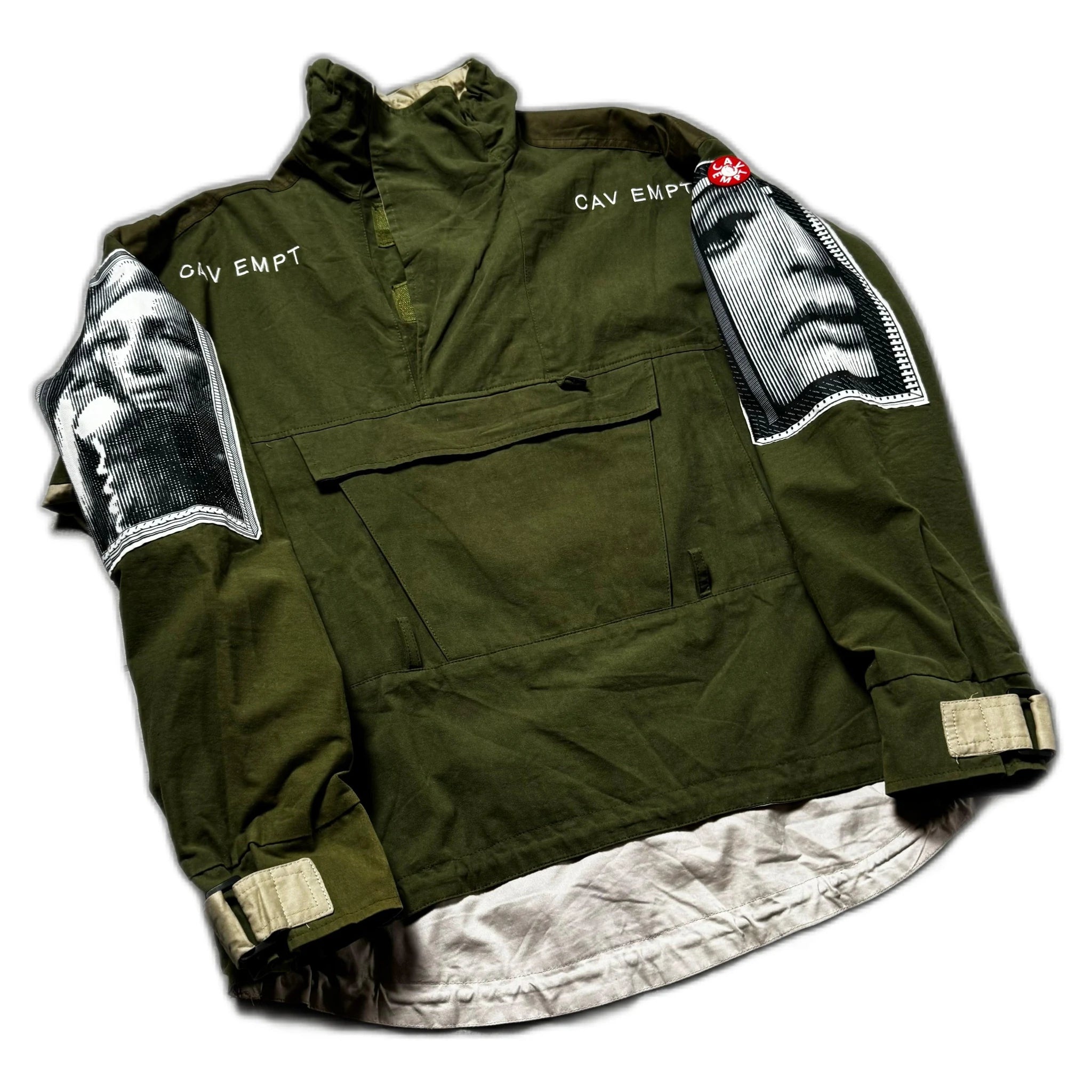 Green Cav Empt Icon Pullover Jacket - L | The Streetwear Studio