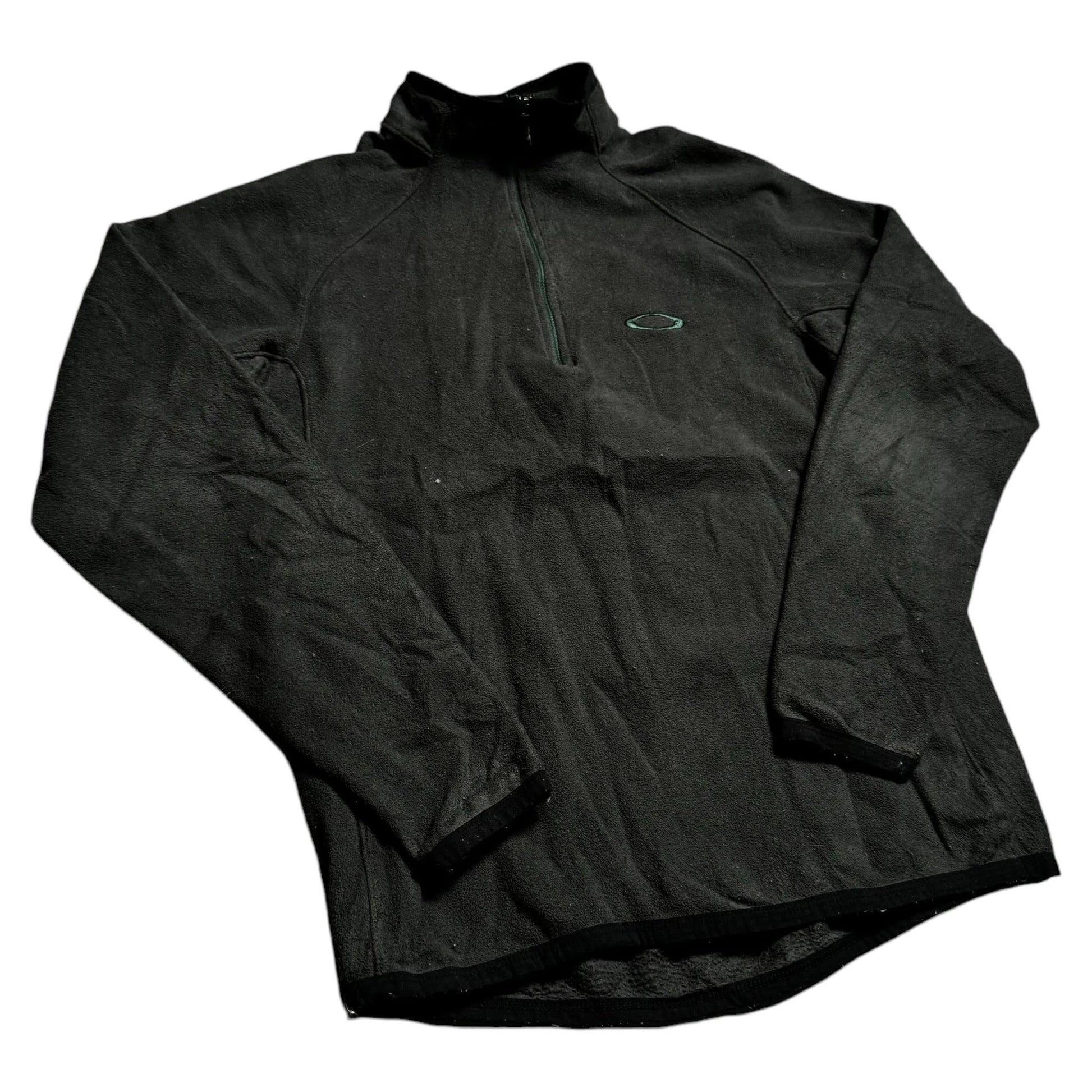 Green Oakley 1/4 Fleece - M | The Streetwear Studio