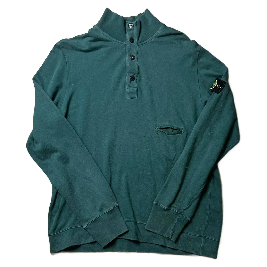 Green Stone Island Sweatshirt - M | The Streetwear Studio