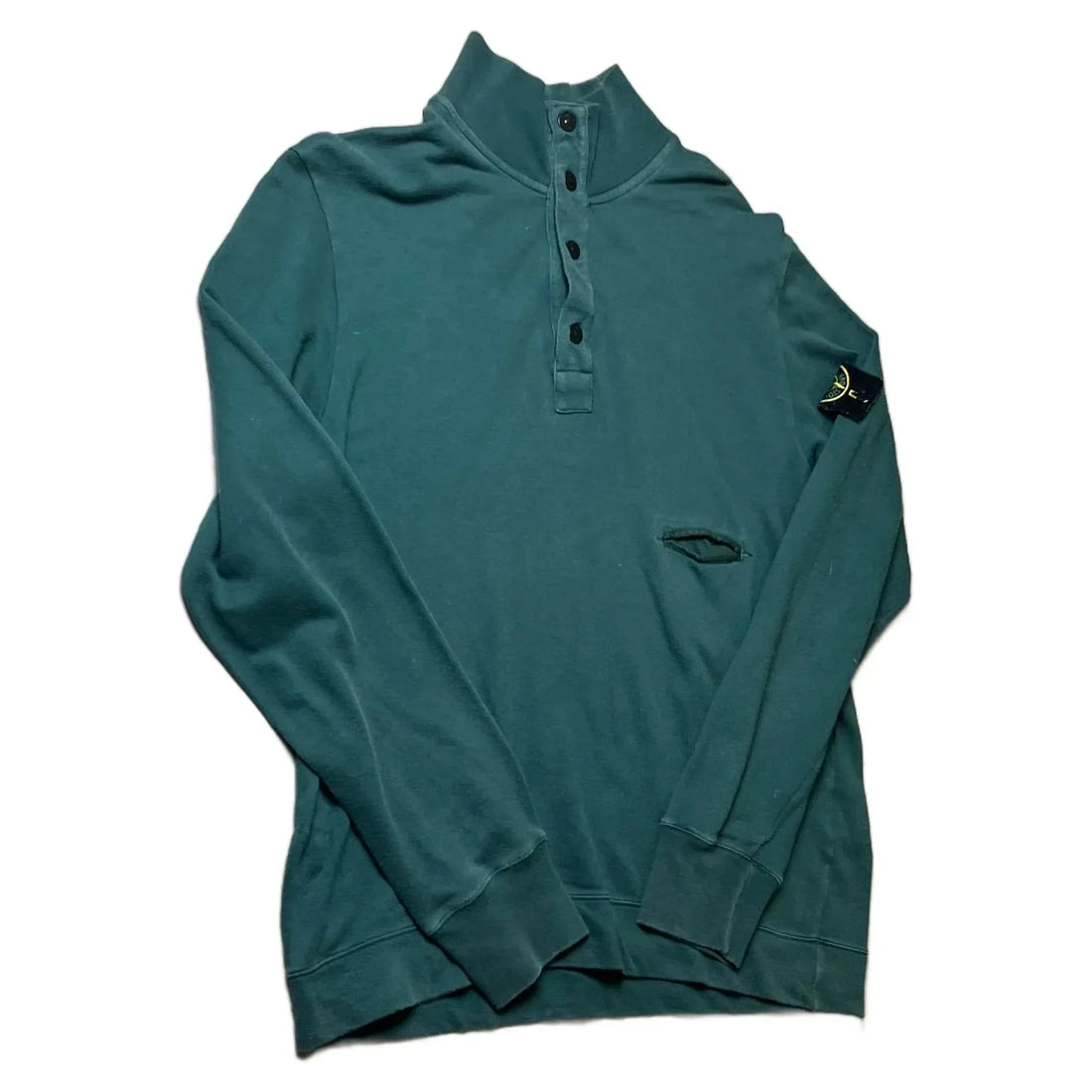 Green Stone Island Sweatshirt - M | The Streetwear Studio