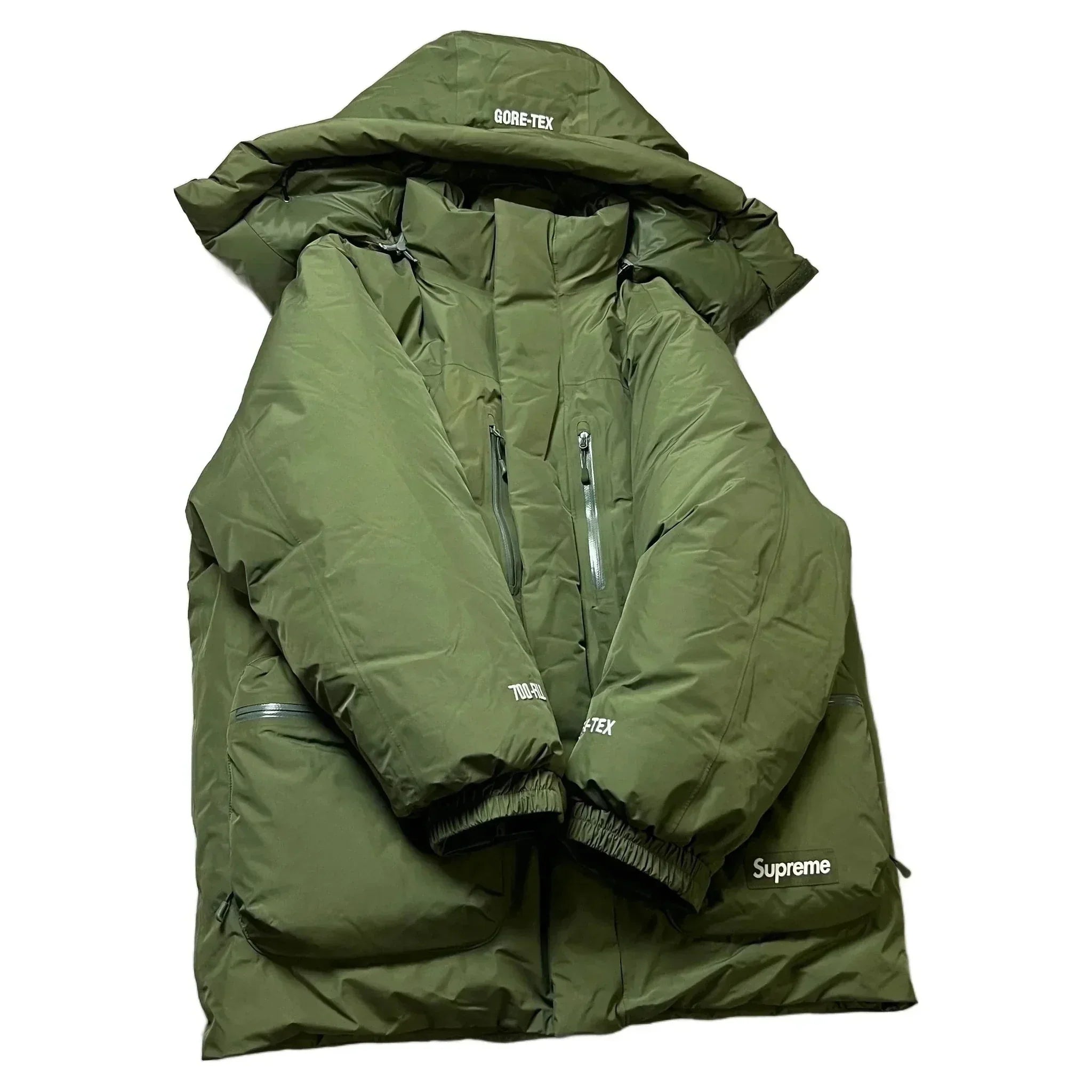 Green Supreme Coat - S | The Streetwear Studio