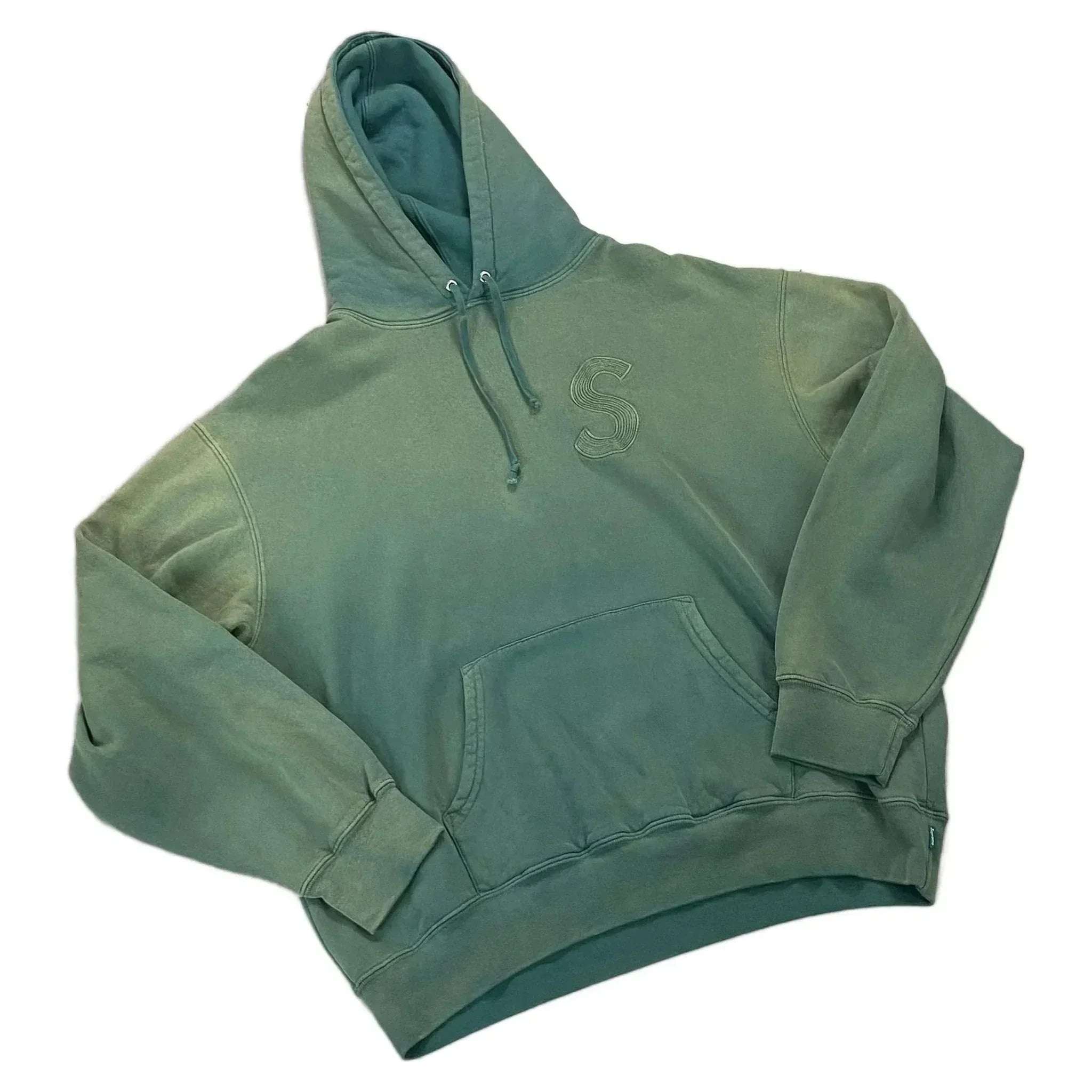 Green Supreme Hoodie - M | The Streetwear Studio